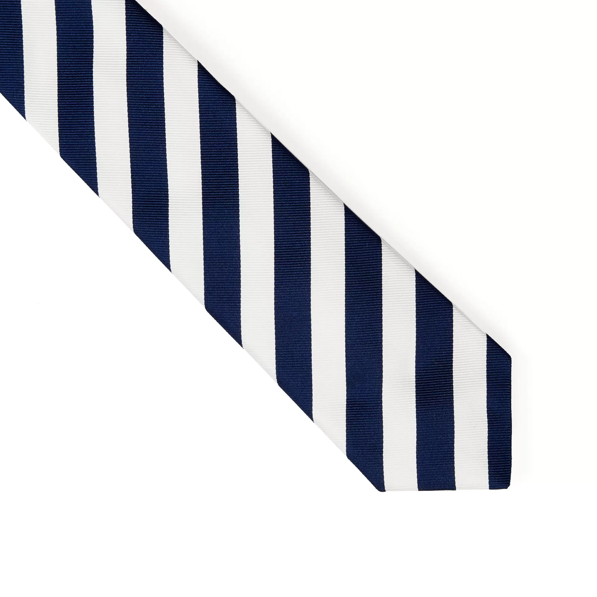 Online Henry Bucks HENRY SARTORIAL X HEMLEY Stripe Tie NAVY/WHITE