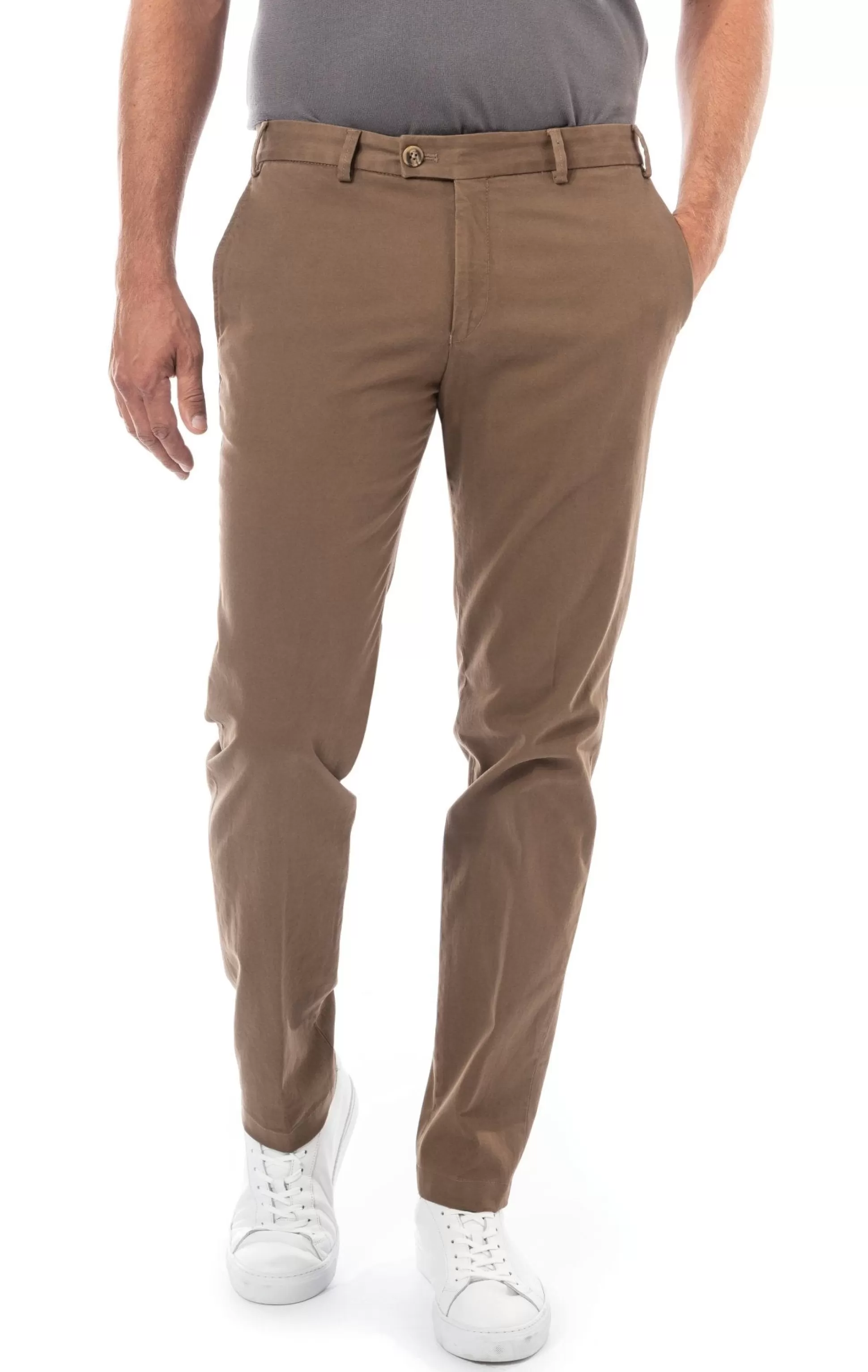 Clearance Henry Bucks HENRY SARTORIAL X HILTL Chino With Slant Pocket SAND