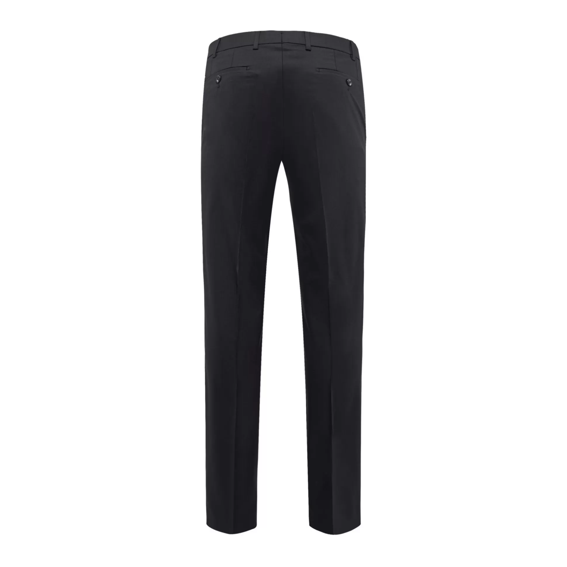 Shop Henry Bucks HENRY SARTORIAL X HILTL Wool Trouser BLACK BLACK REG 01