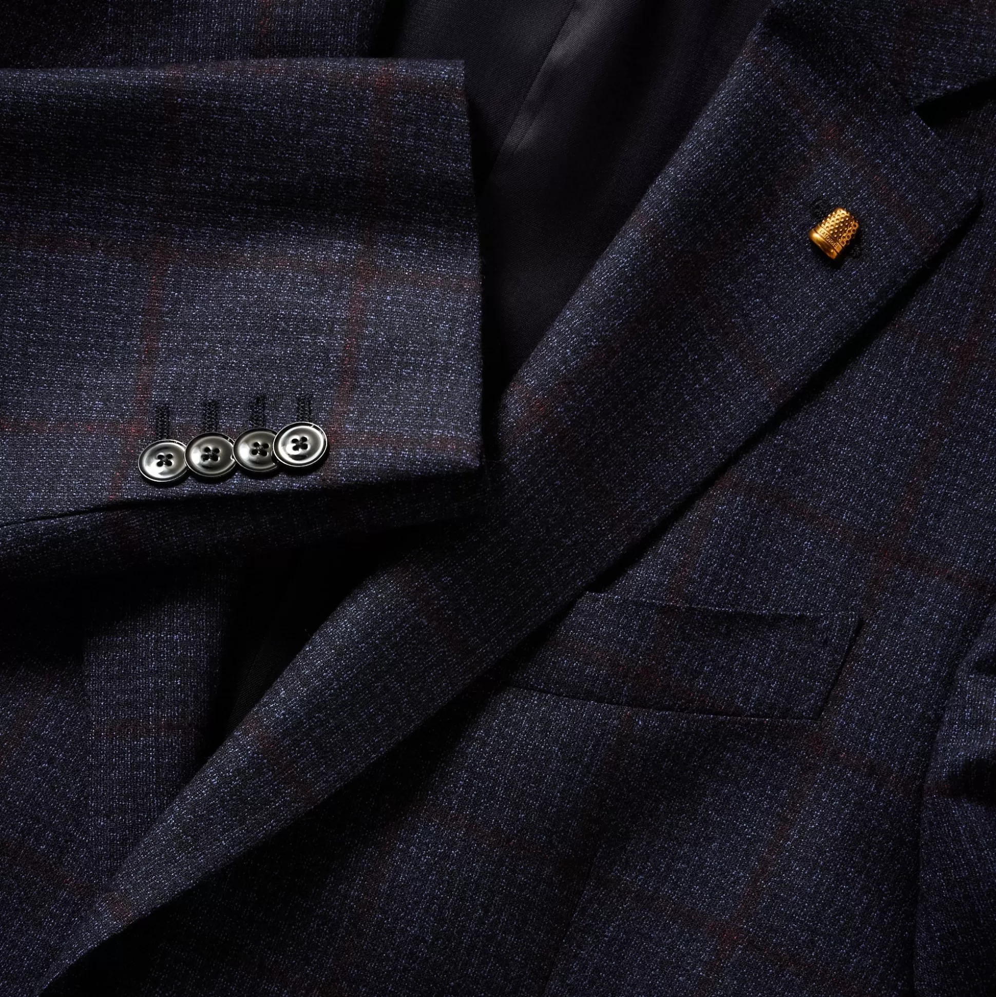New Henry Bucks HENRY SARTORIAL X LATORRE Check Jacket BLUE CHECK