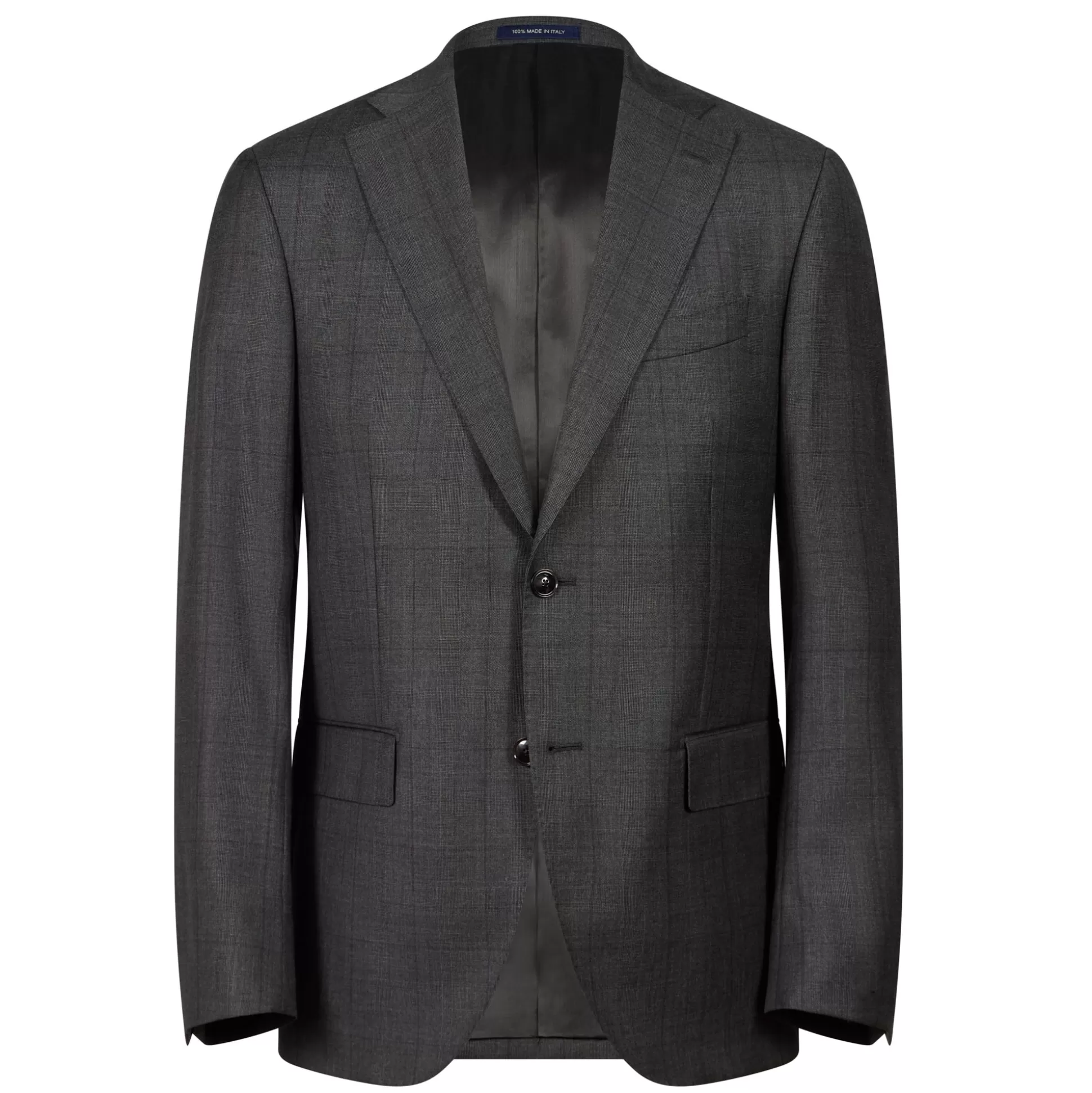 Fashion Henry Bucks HENRY SARTORIAL X LATORRE Check Suit CHARCOAL/BOYSENBERRY