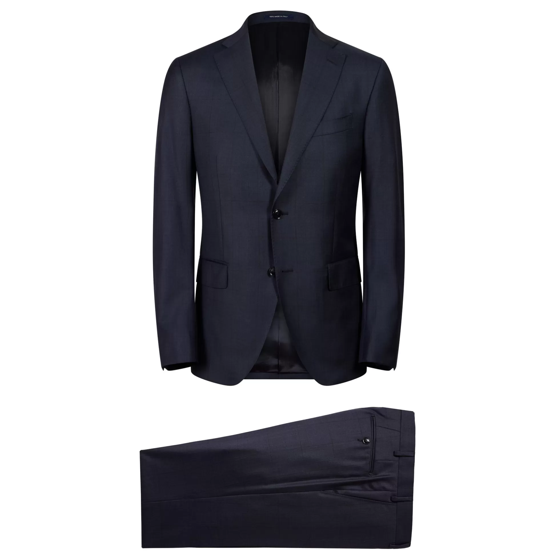 Online Henry Bucks HENRY SARTORIAL X LATORRE Check Suit NAVY BLUE