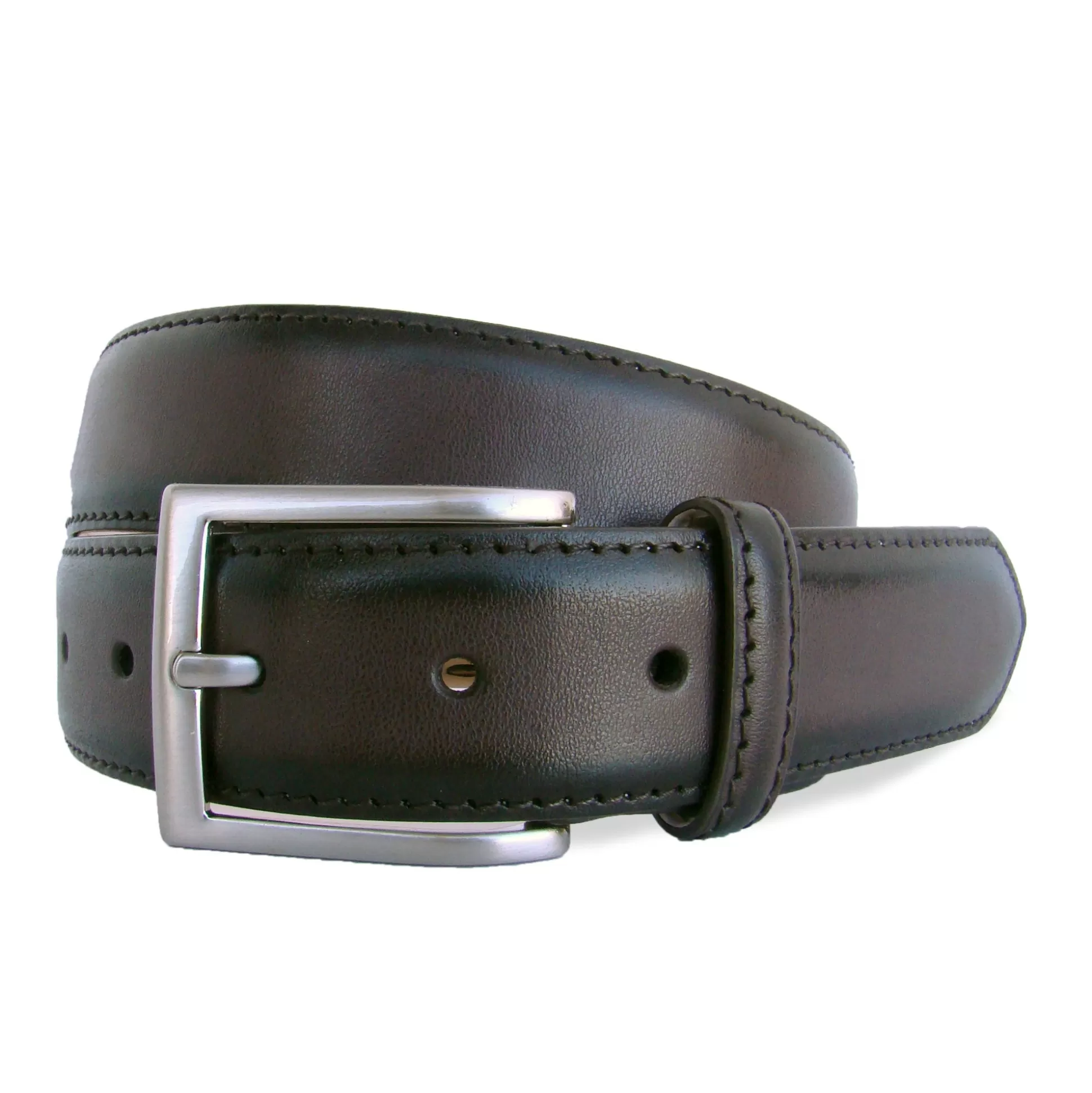 Cheap Henry Bucks HENRY SARTORIAL X LEYVA Calf Leather Belt BROWN