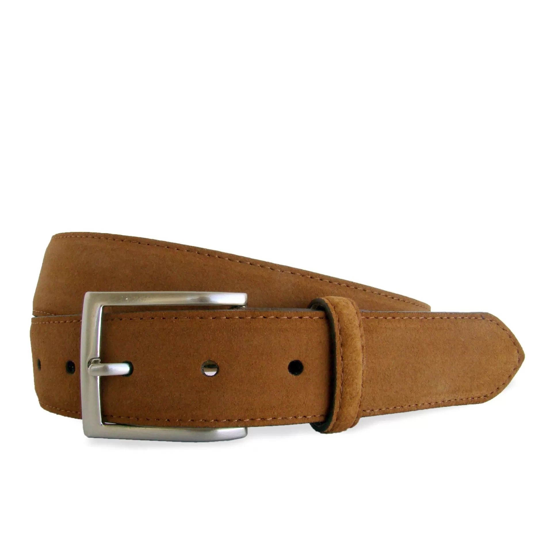 Flash Sale Henry Bucks HENRY SARTORIAL X LEYVA Suede Leather Belt TAN