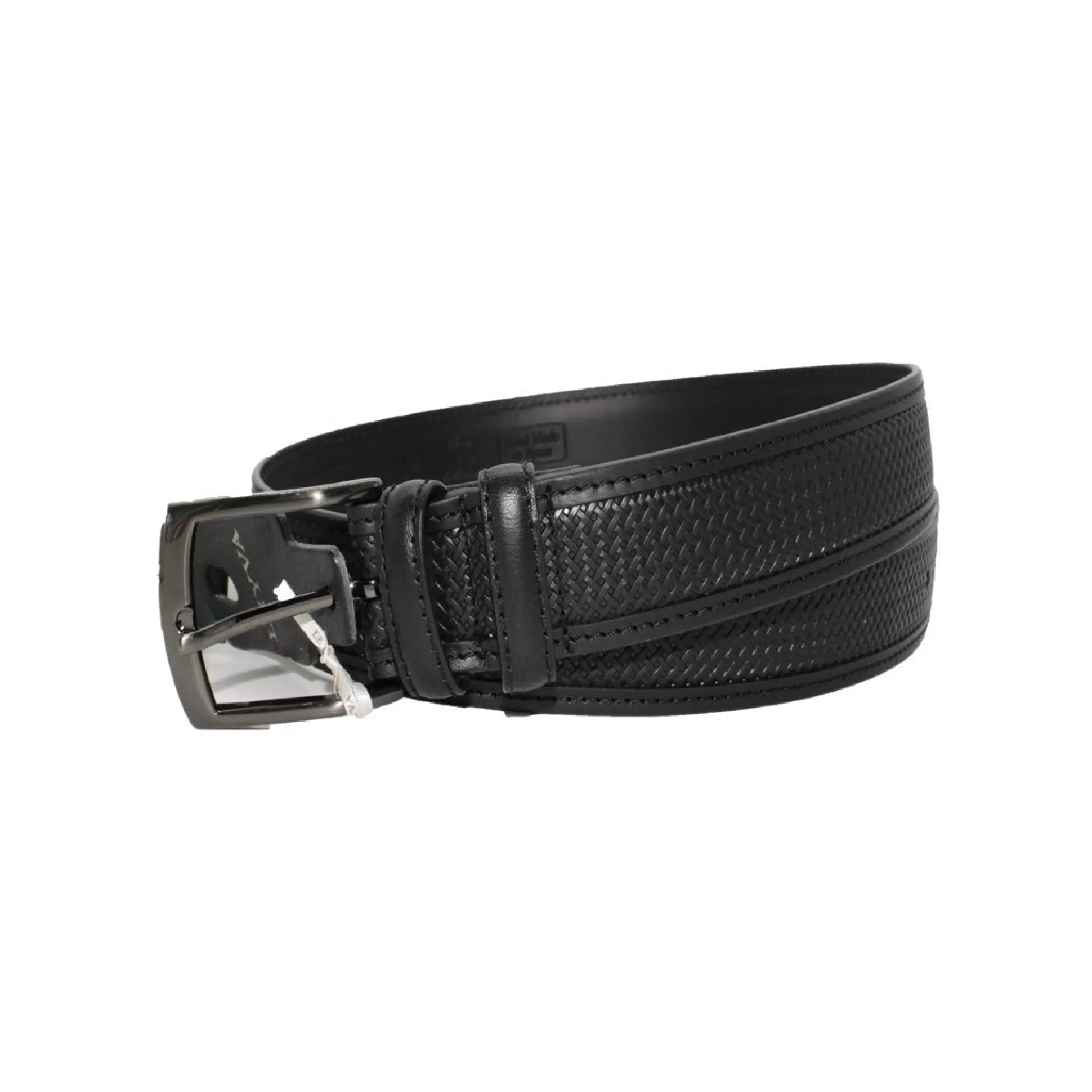 Online Henry Bucks HENRY SARTORIAL X LEYVA Textured Belt BLACK