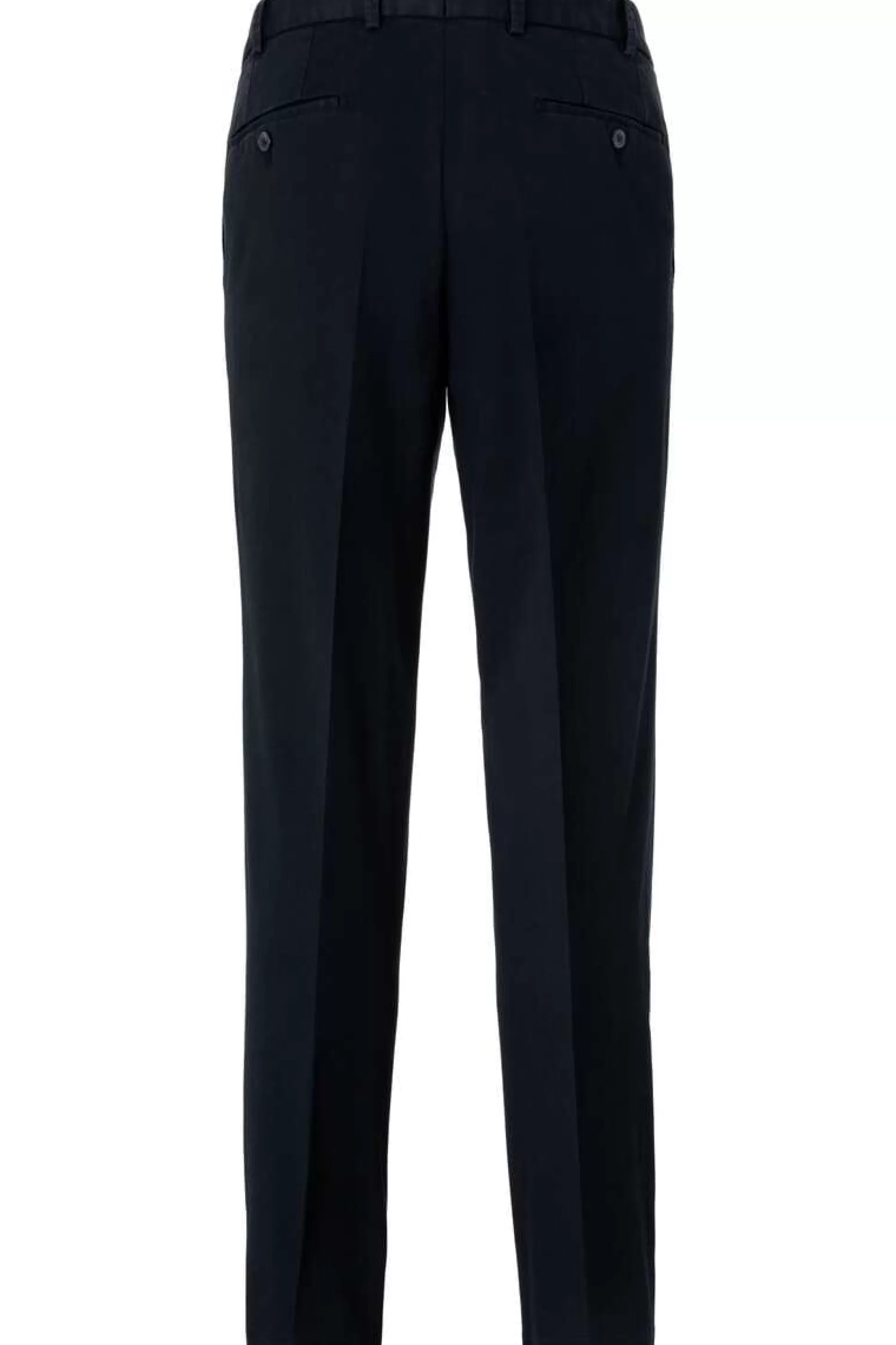 Discount Henry Bucks HILTL Parma Regular Fit CAS Trousers NAVY