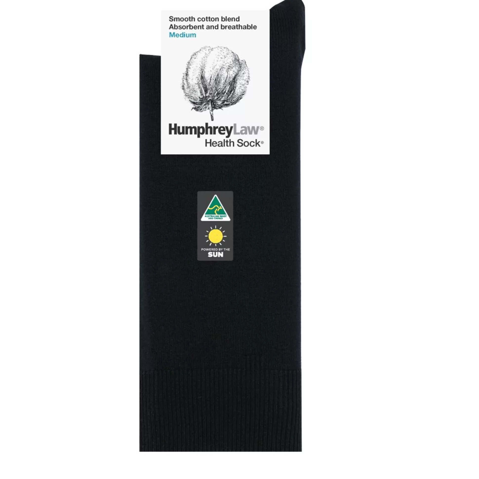 Cheap Henry Bucks HUMPHREY LAW Classic Cotton Sock BLACK