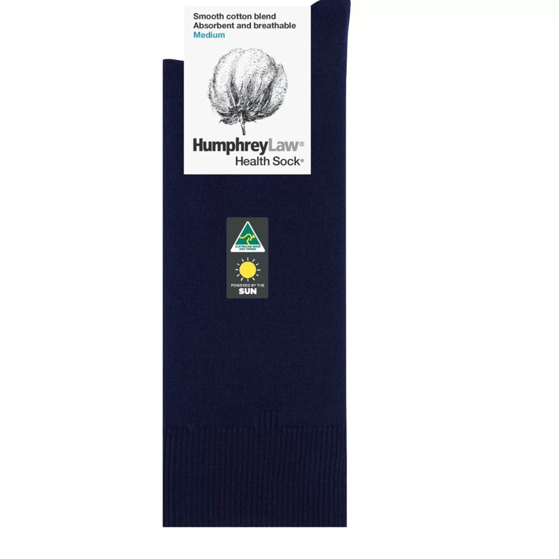 Cheap Henry Bucks HUMPHREY LAW Classic Cotton Sock NAVY