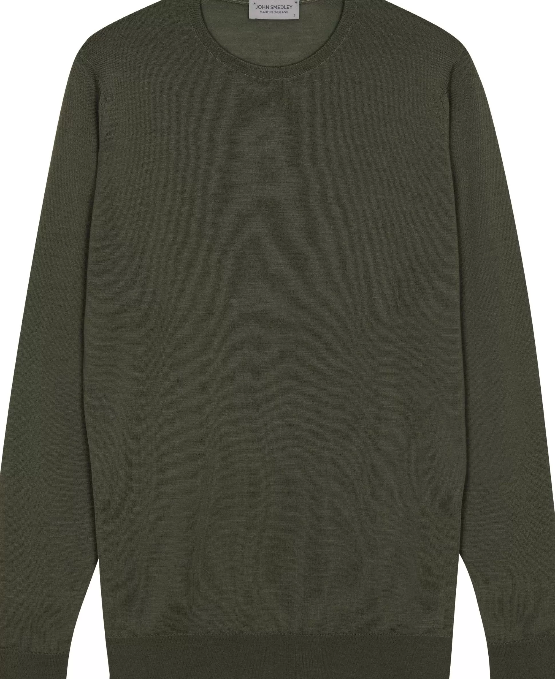 Online Henry Bucks JOHN SMEDLEY 100% Merino Pullover HIGHLAND GREEN