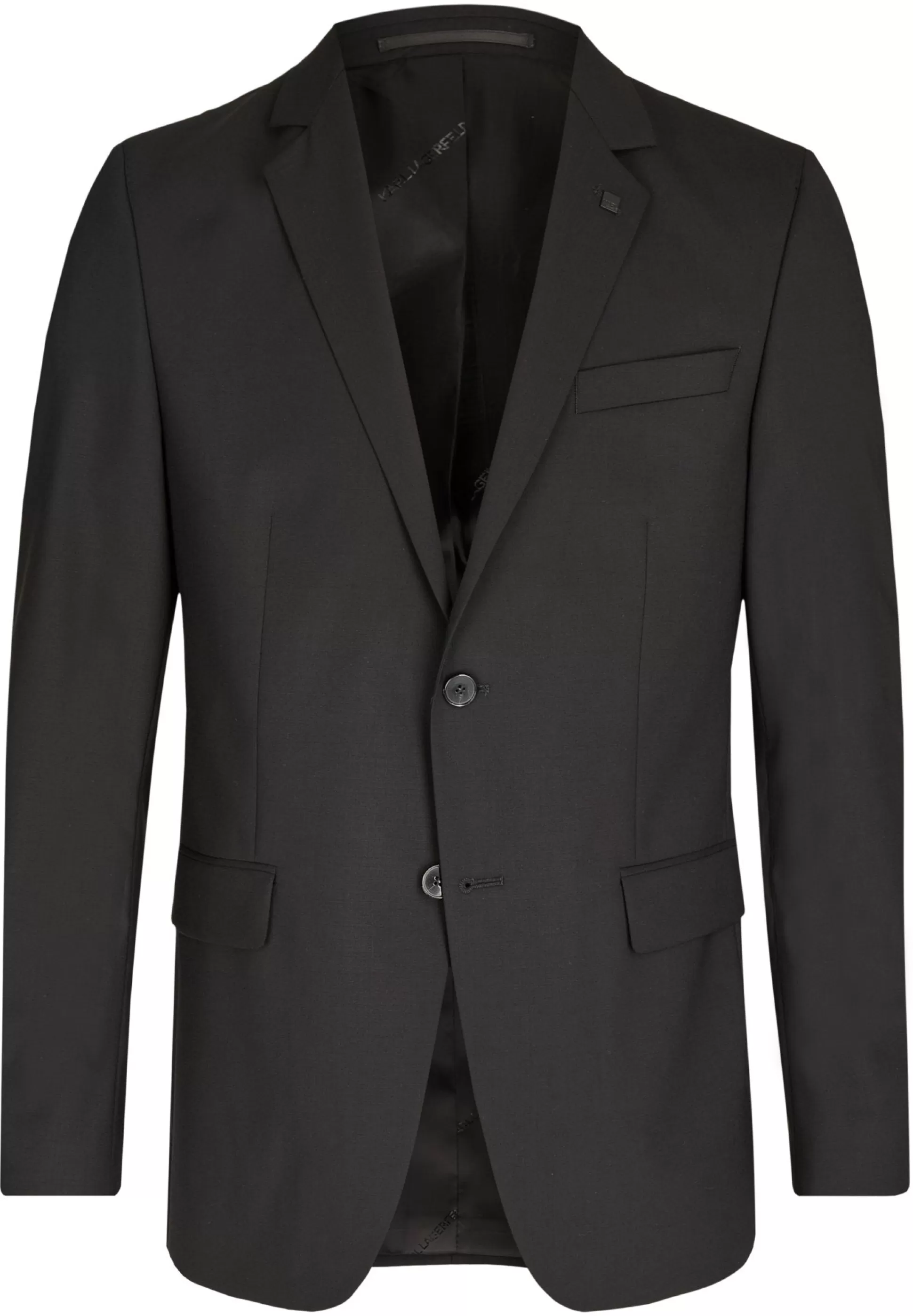 Cheap Henry Bucks KARL LAGERFELD Notch Suit BLACK REG