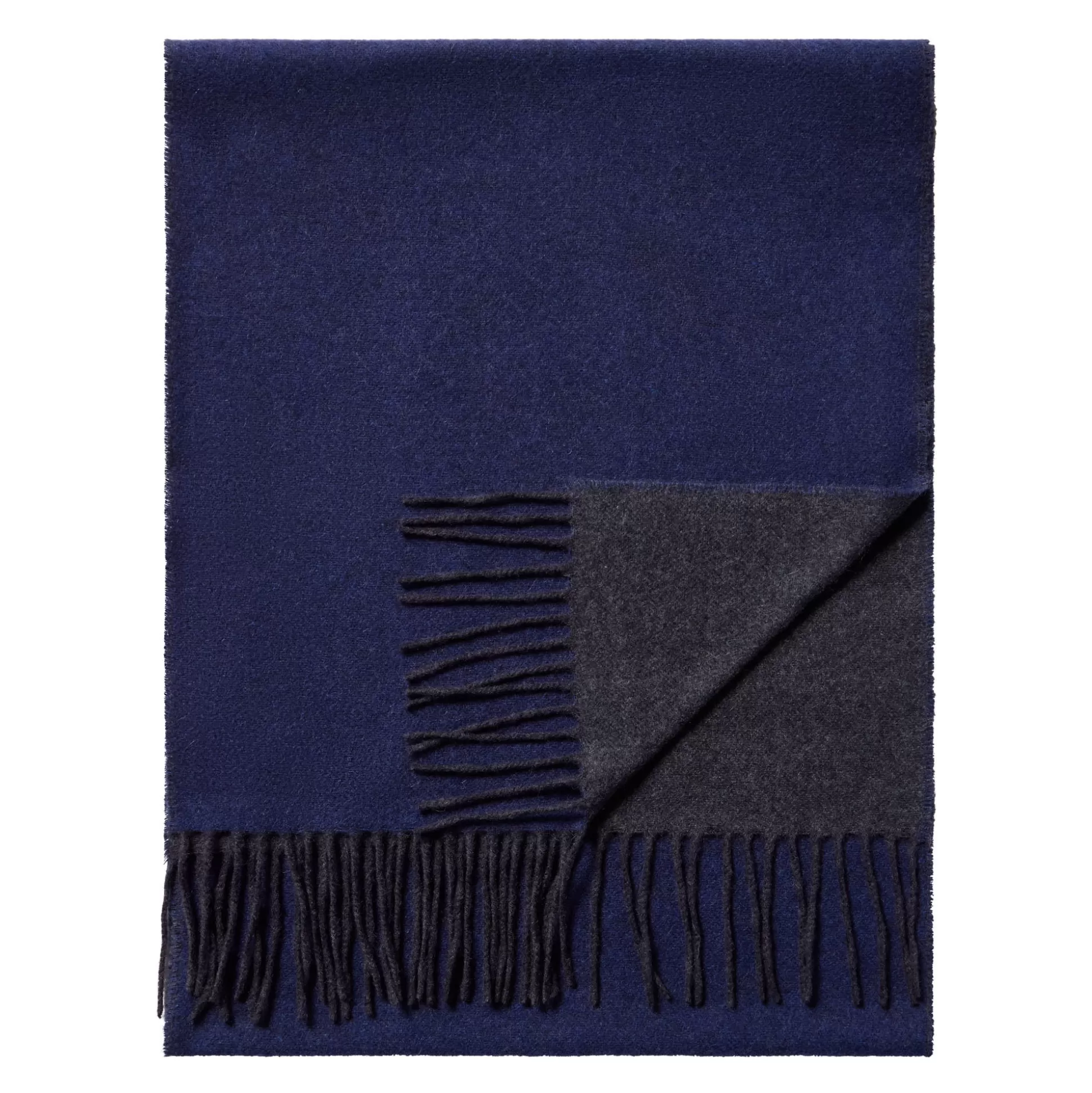 Clearance Henry Bucks LANVIN Wool/Cashmere Scarves NAVY