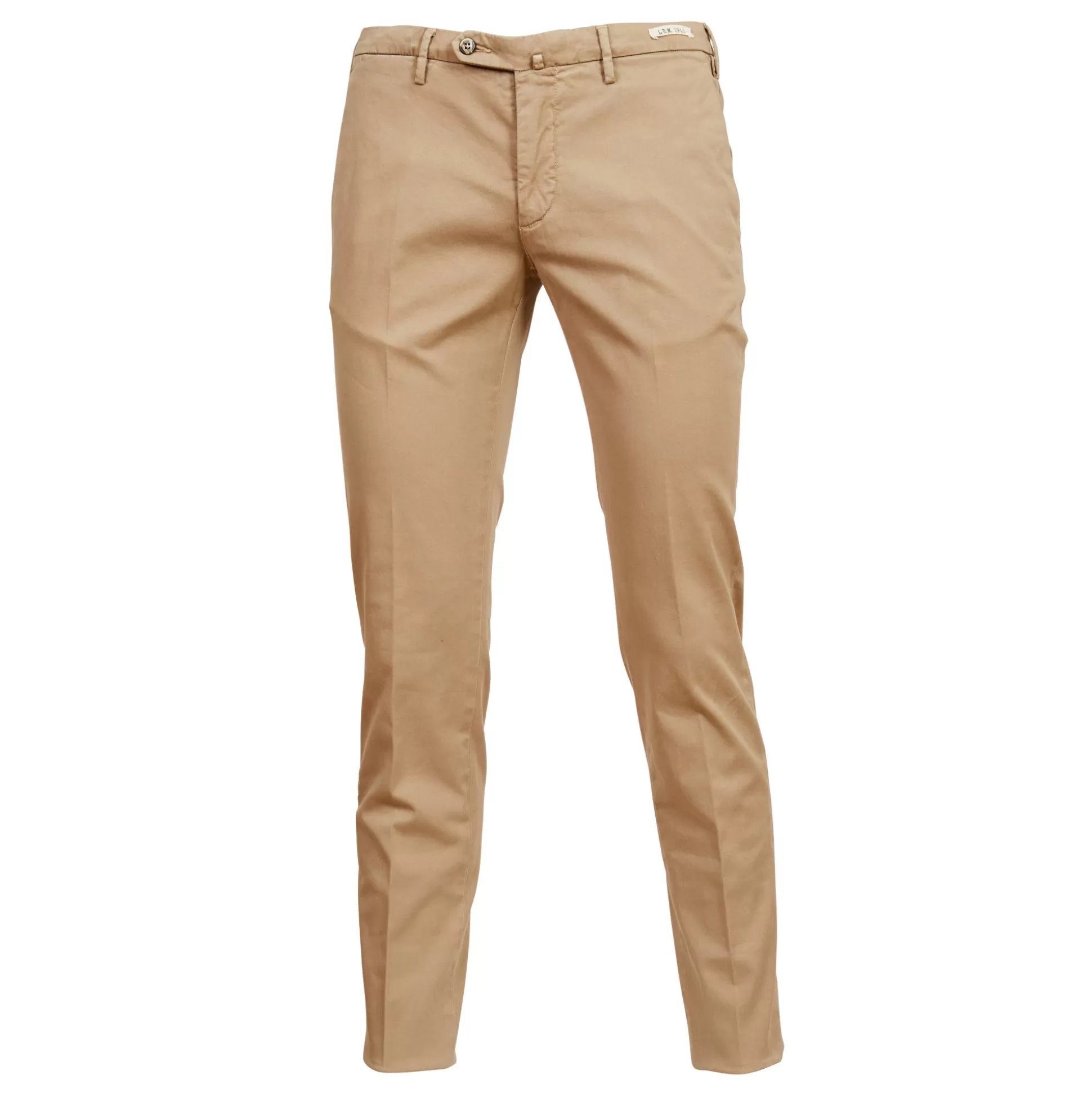 Outlet Henry Bucks L.B.M 1911 Cotton Elastic Trouser BEIGE REG