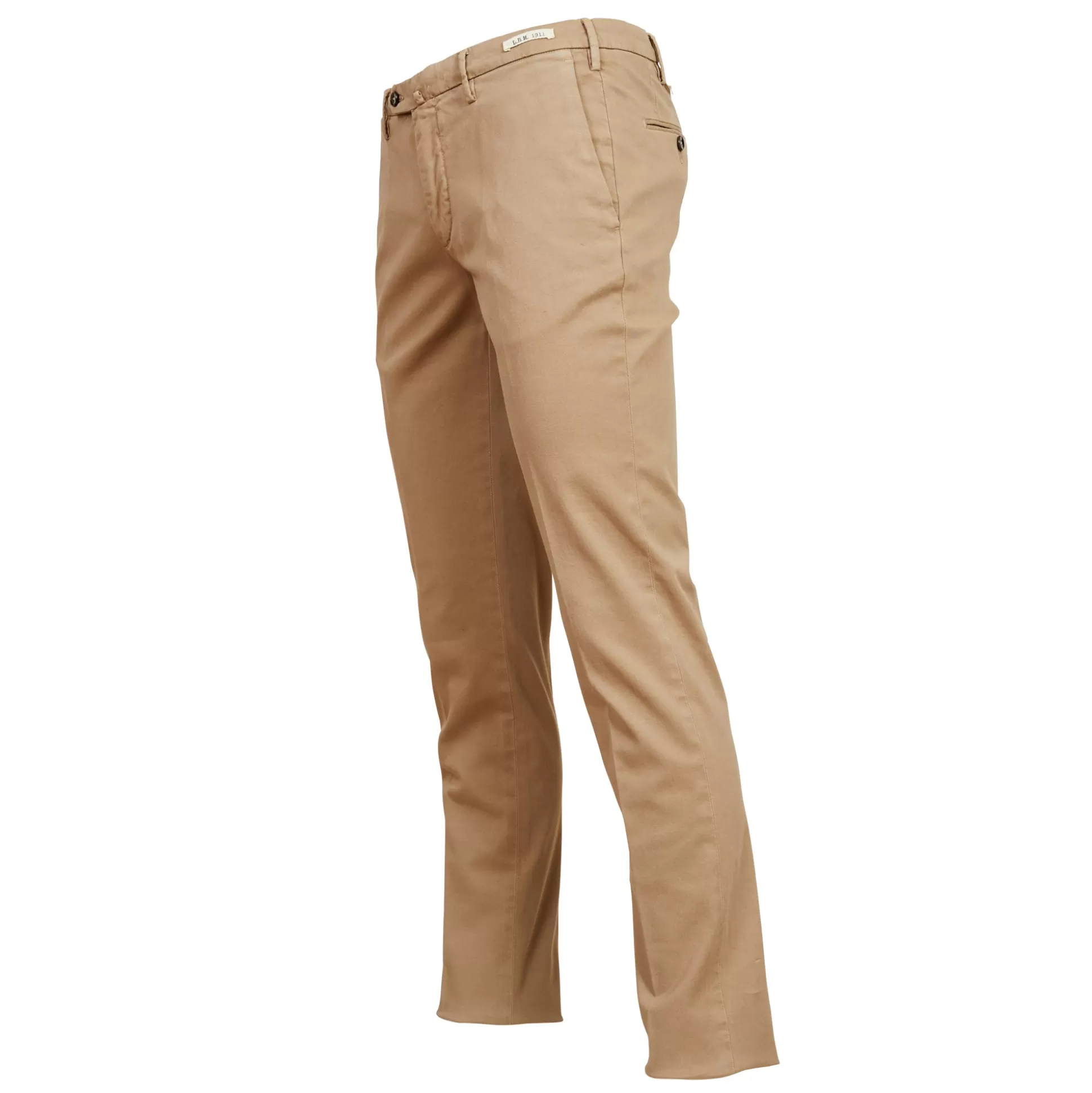 Outlet Henry Bucks L.B.M 1911 Cotton Elastic Trouser BEIGE REG