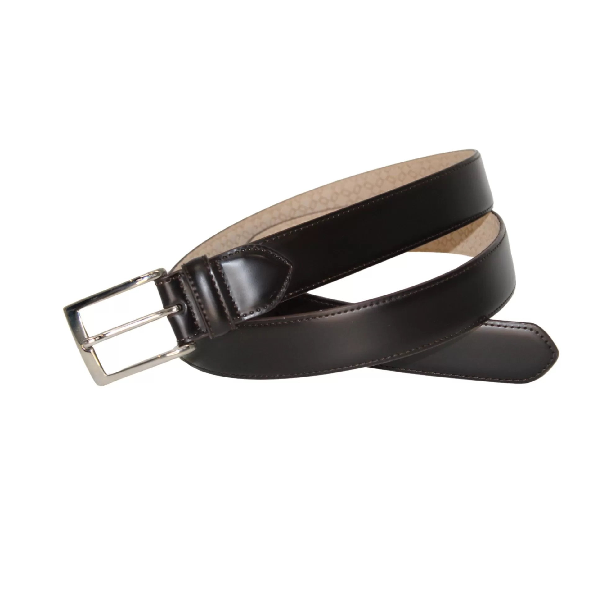 Shop Henry Bucks LEYVA 205 Sadle Leather Belt CHOCOLATE