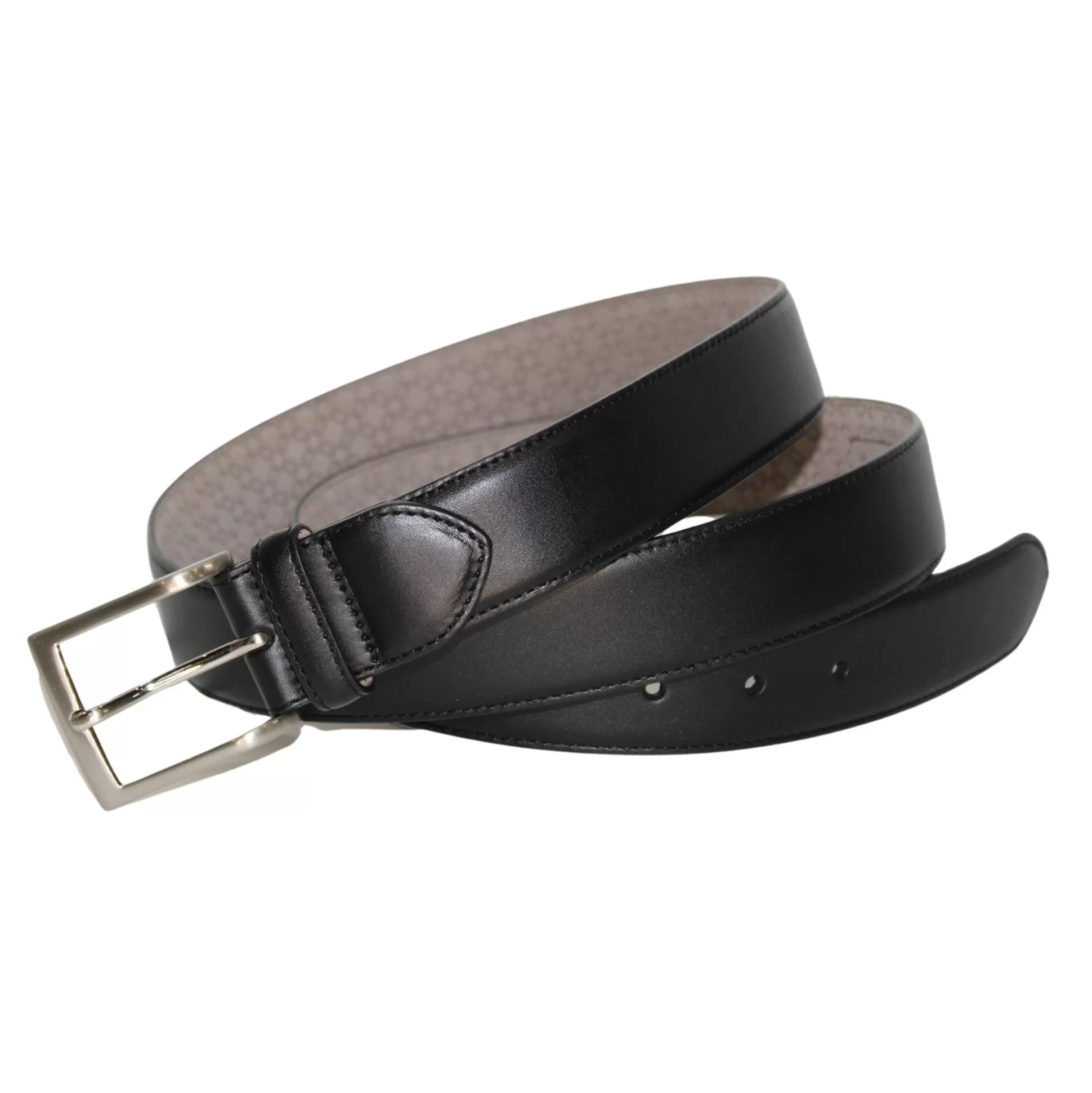 Fashion Henry Bucks LEYVA 207 Sadle Leather Belt BLACK