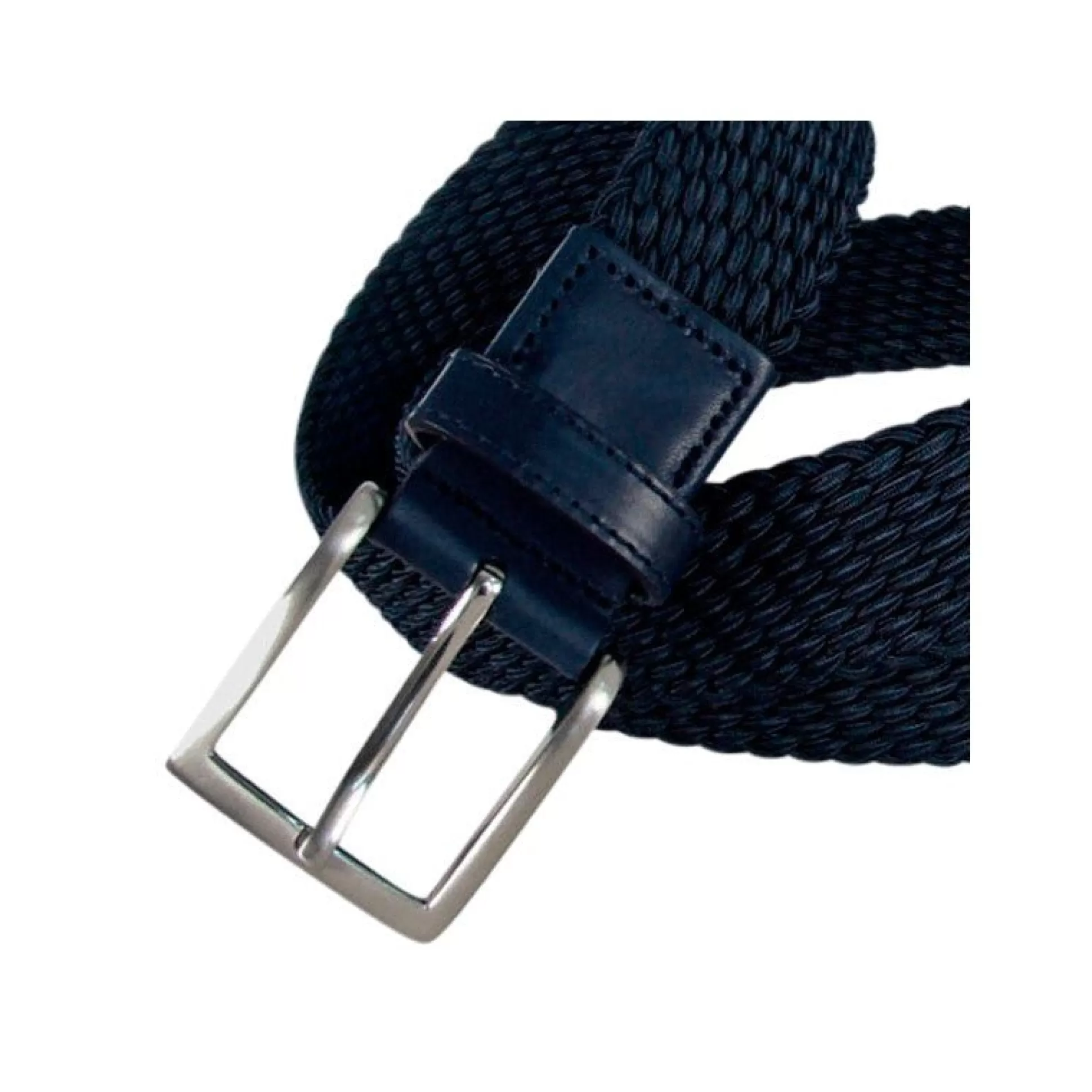 Clearance Henry Bucks LEYVA Elastic Braided Belt NAVY