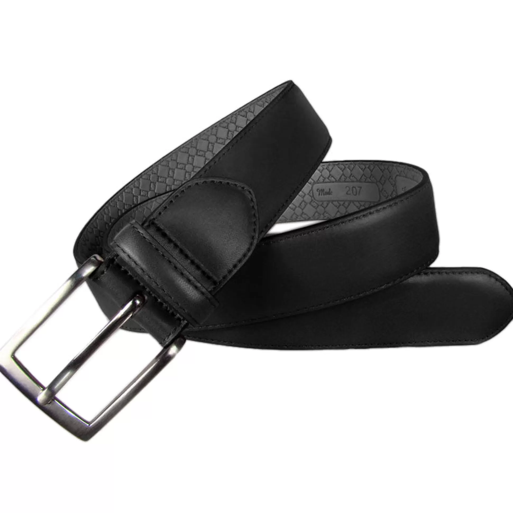 Best Henry Bucks LEYVA Saddle Leather Men's Belt 207 BLACK