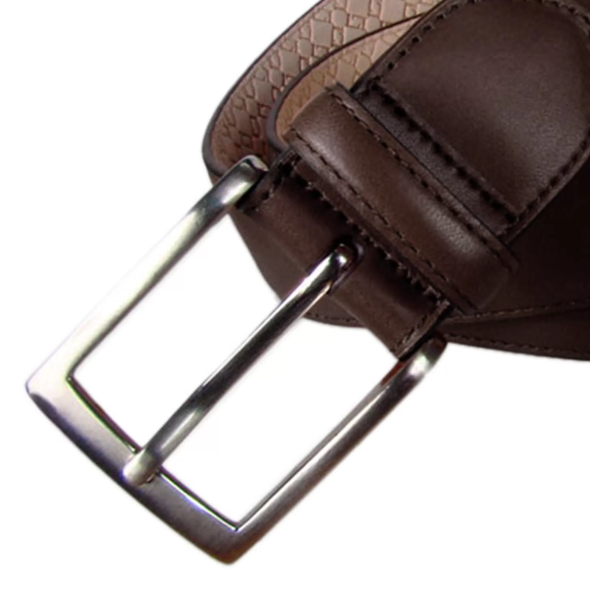 Best Sale Henry Bucks LEYVA Saddle Leather Men's Belt 207 BROWN