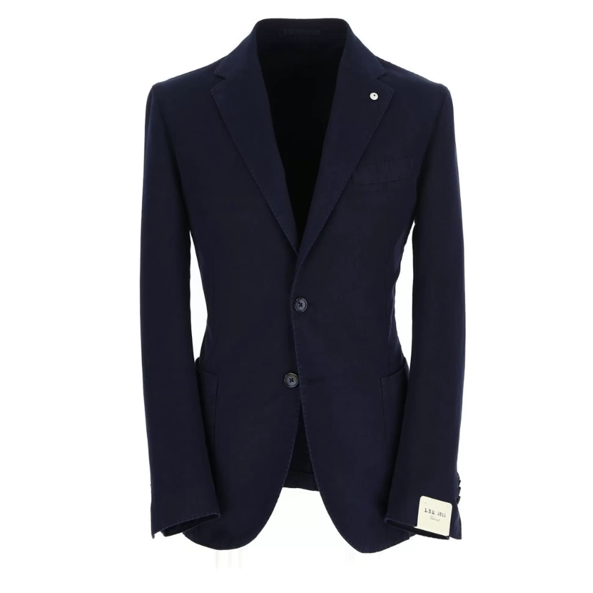 Shop Henry Bucks LUBIAM 1911 Garment Dyed Cotton Blazer NAVY REG