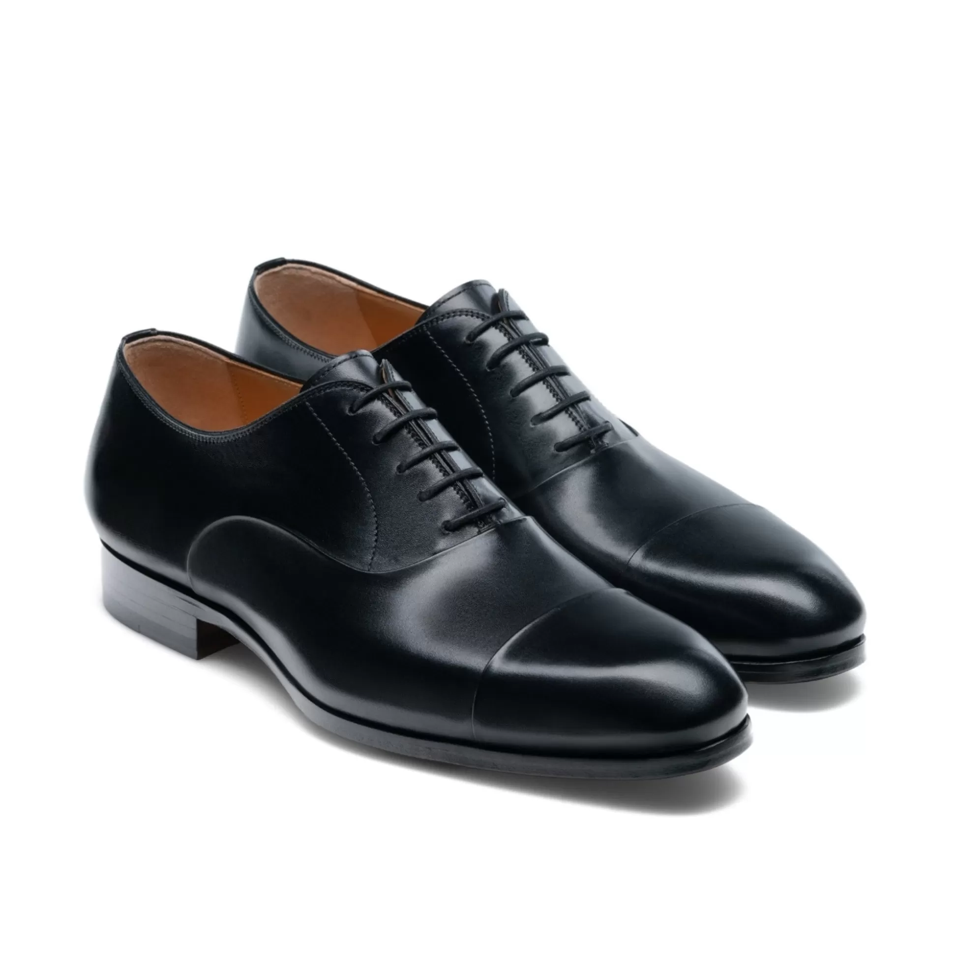 Shop Henry Bucks MAGNANNI NAXOS LEATHER SHOE BLACK