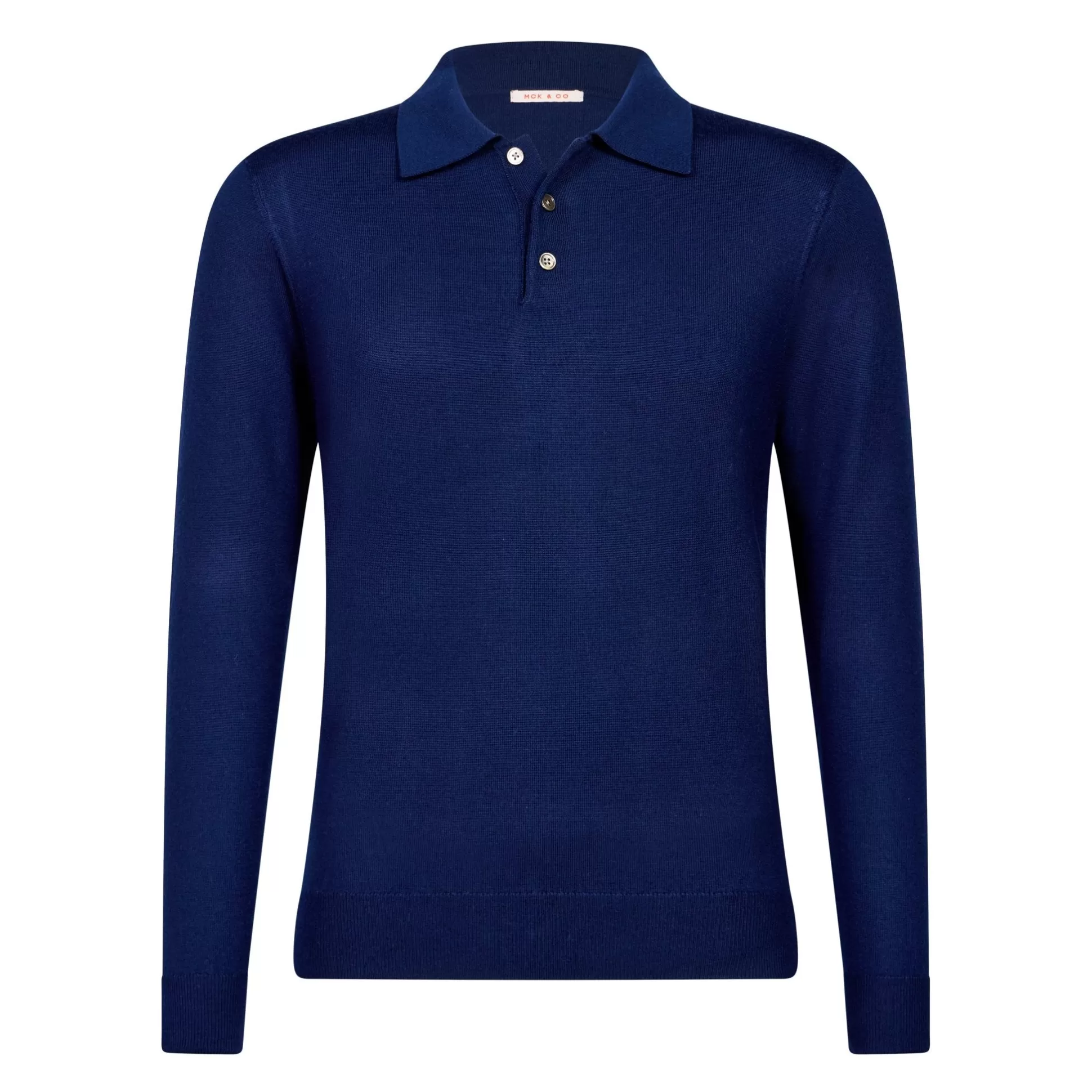 Flash Sale Henry Bucks McKINNON & CO 3 Button Merino Polo NAVY