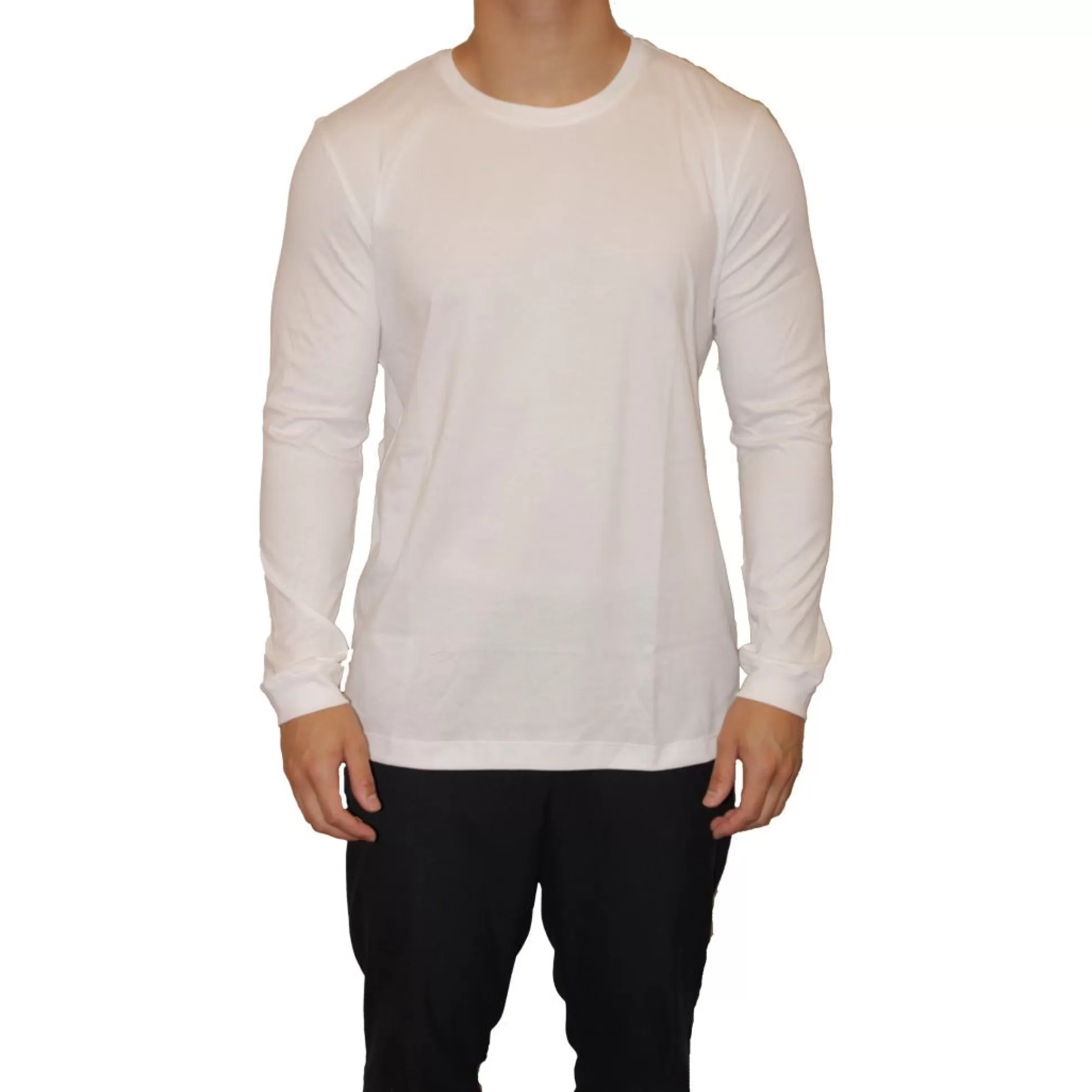 Store Henry Bucks MCKINNON & CO Plain Jersey Long Sleeve T-Shirt WHITE