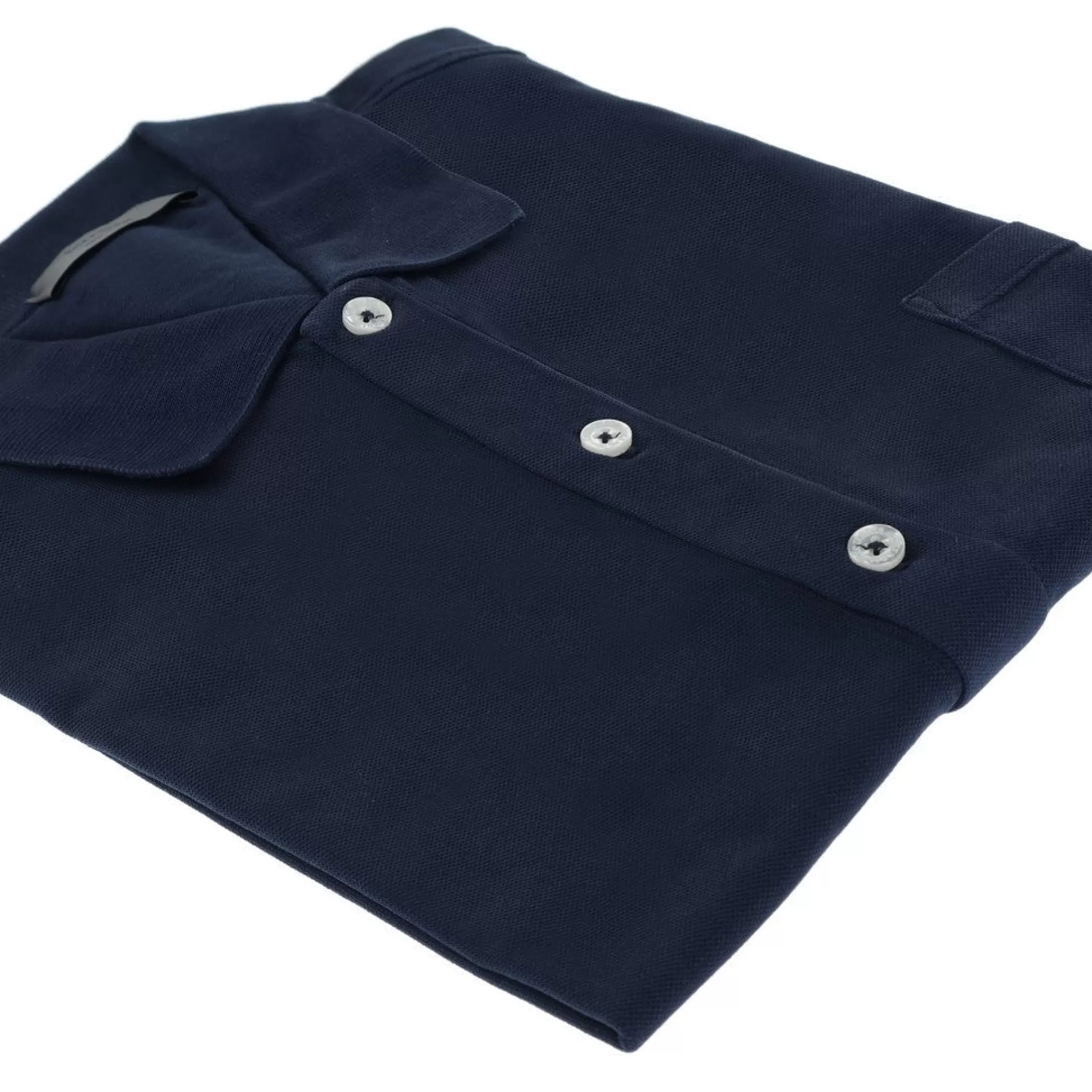 Fashion Henry Bucks McKINNON & CO X FERRANTE Button Down Short Sleeve Shirt NAVY