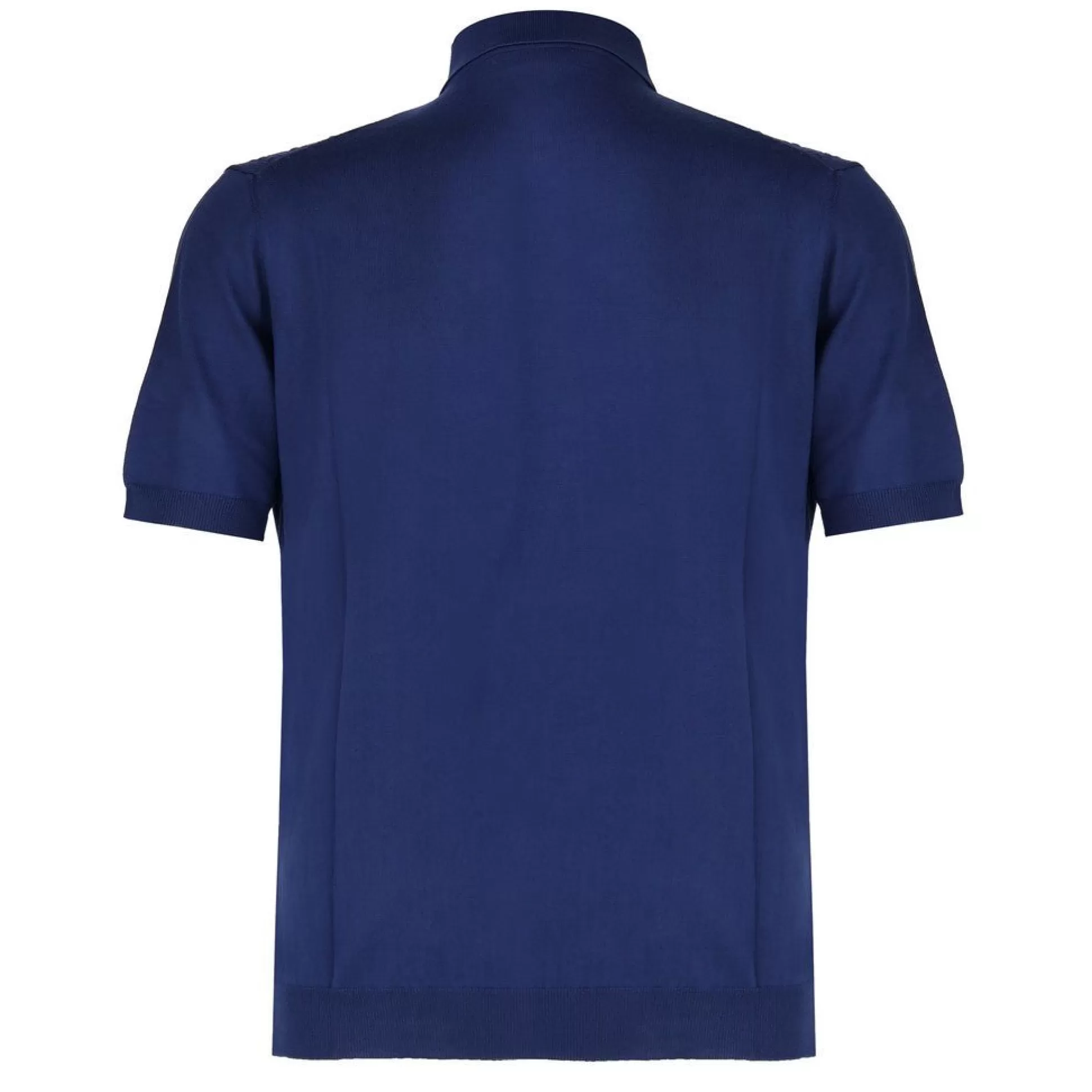 Best Sale Henry Bucks McKINNON & CO X FERRANTE Buttoned Polo NAVY