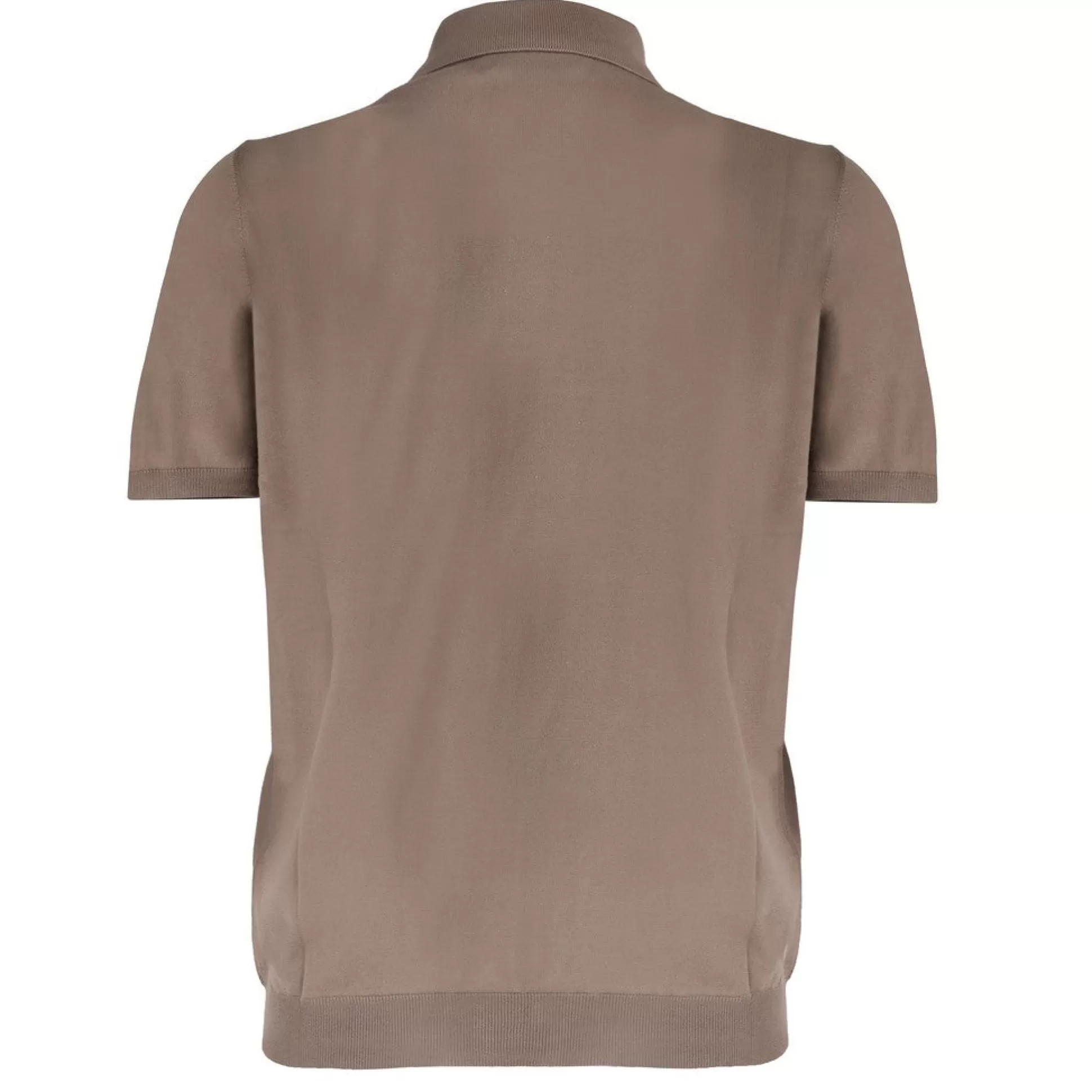 Sale Henry Bucks McKINNON & CO X FERRANTE Cotton Polo BROWN