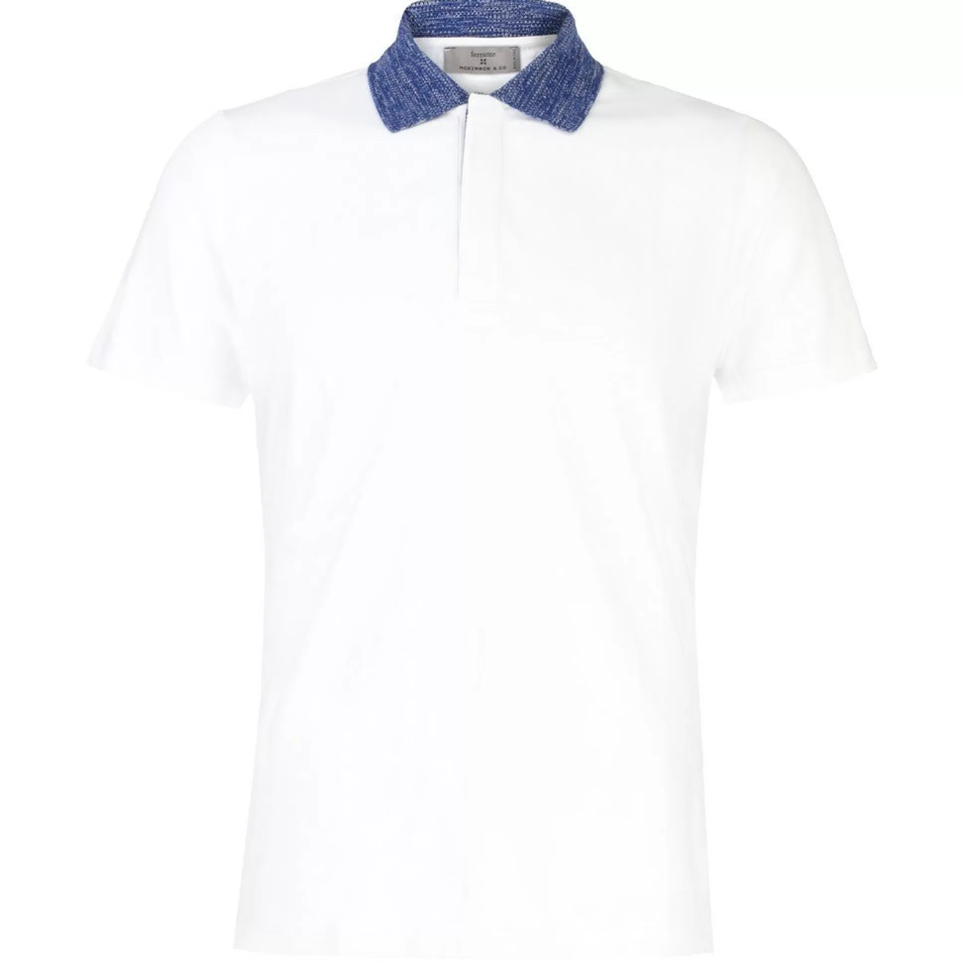 New Henry Bucks McKINNON & CO X FERRANTE Cotton Polo WHITE