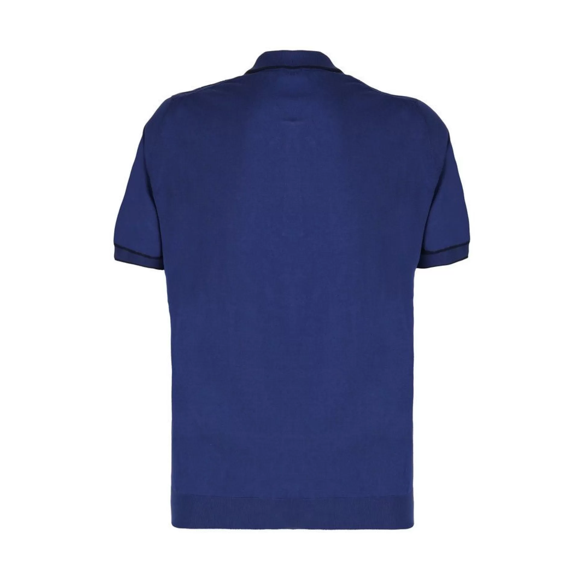 Hot Henry Bucks McKINNON & CO X FERRANTE Cotton Zip Short Sleeve Polo NAVY