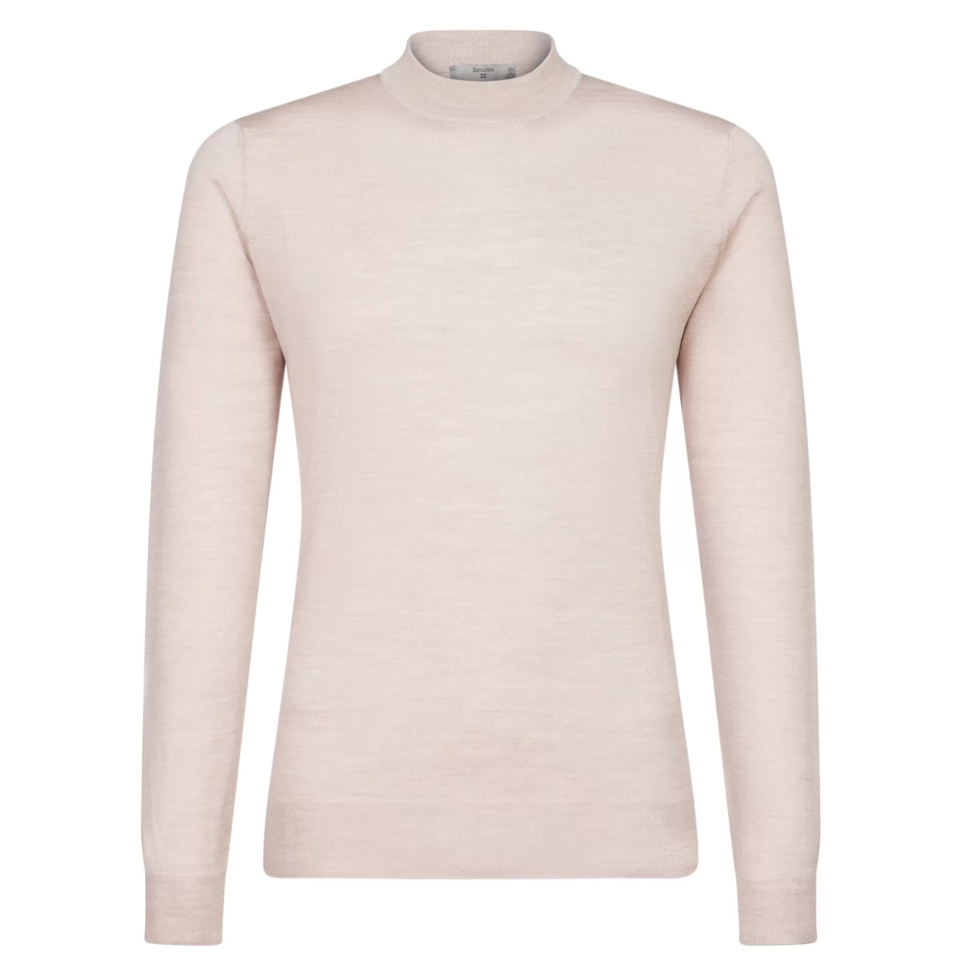 Shop Henry Bucks McKINNON & Co X FERRANTE Extra Light Mockneck BEIGE