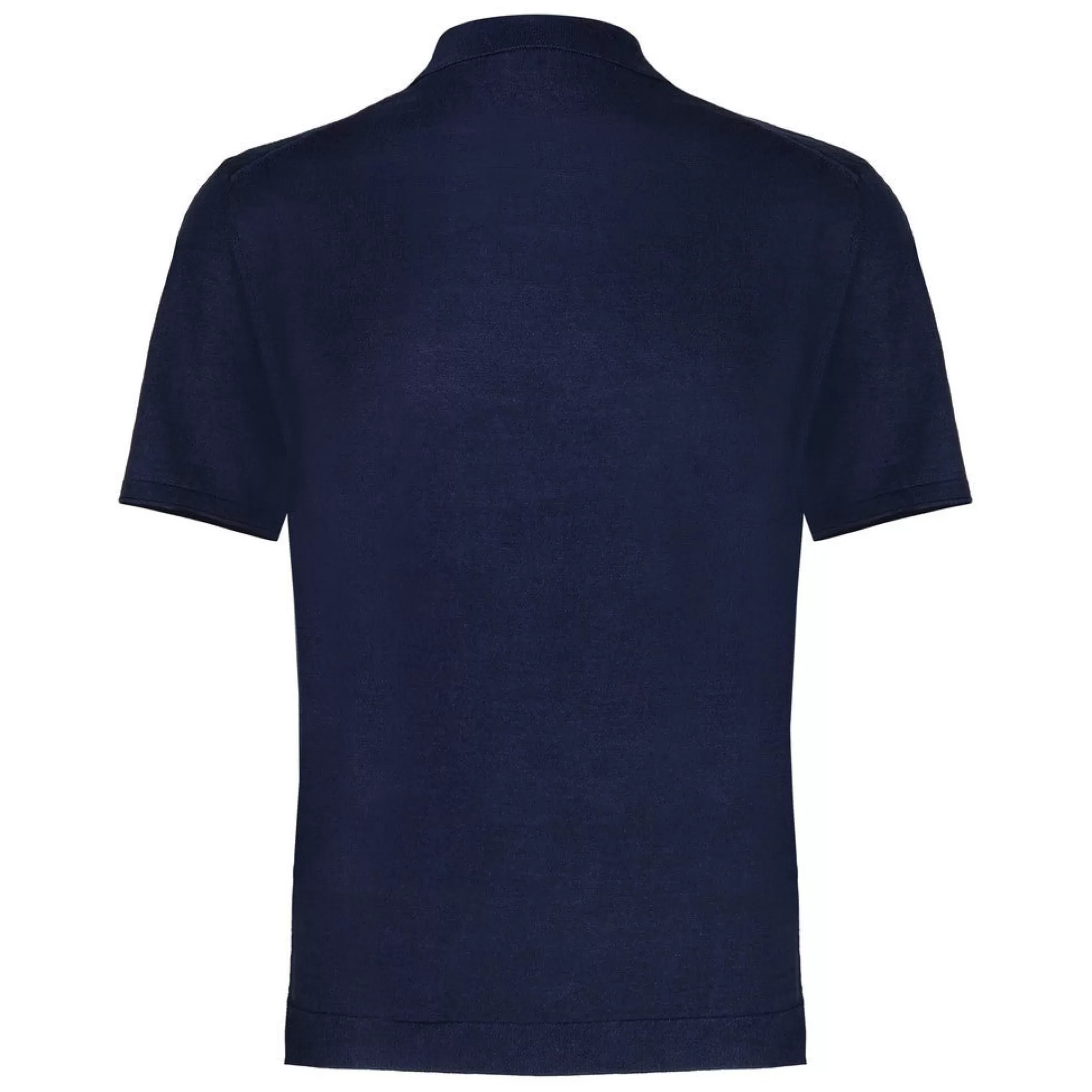 Sale Henry Bucks McKINNON & CO X FERRANTE Linen Polo NAVY