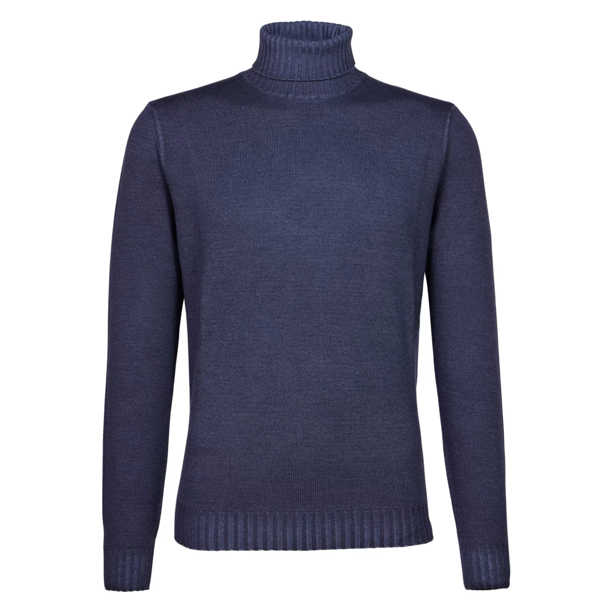 Discount Henry Bucks MCKINNON & CO X FERRANTE Merino Turtleneck BLUE DENIM