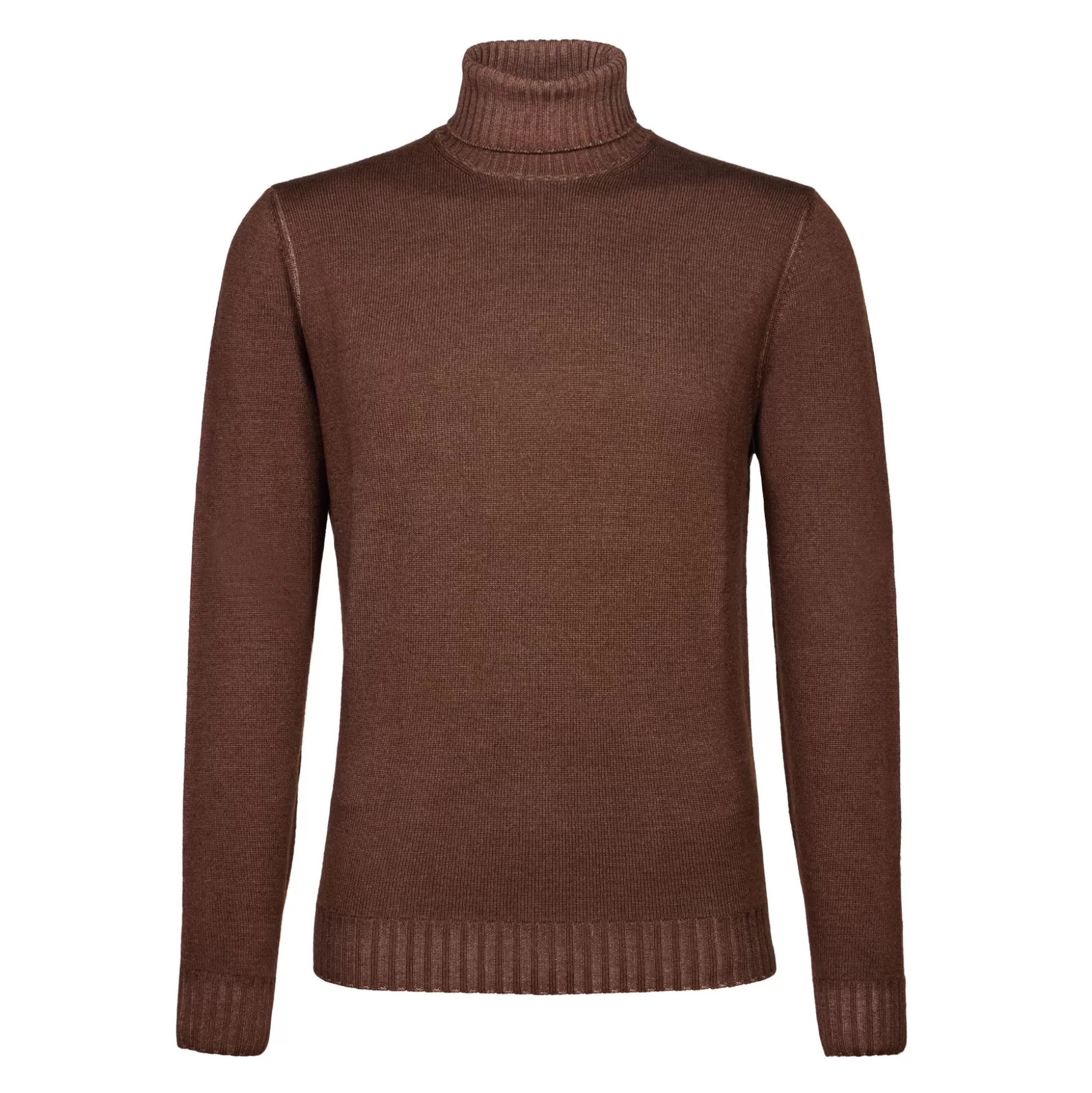 Clearance Henry Bucks MCKINNON & CO X FERRANTE Merino Turtleneck DARK BROWN