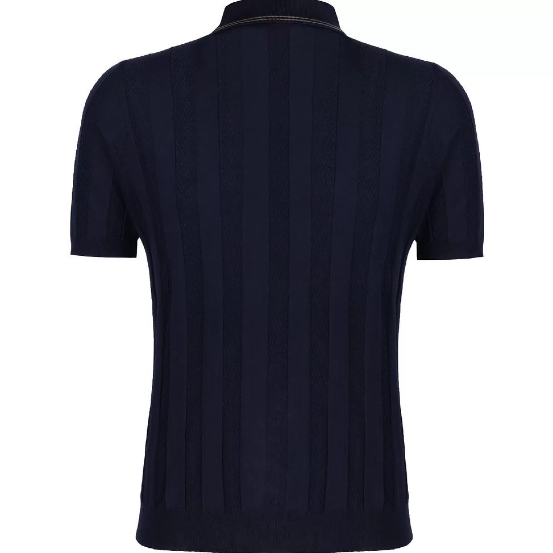 Fashion Henry Bucks McKINNON & CO X FERRANTE Organic Cotton Polo NAVY