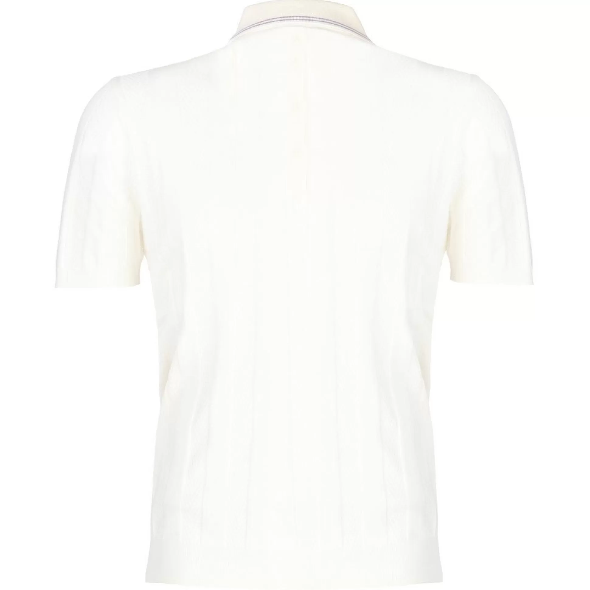 Discount Henry Bucks McKINNON & CO X FERRANTE Organic Cotton Polo WHITE