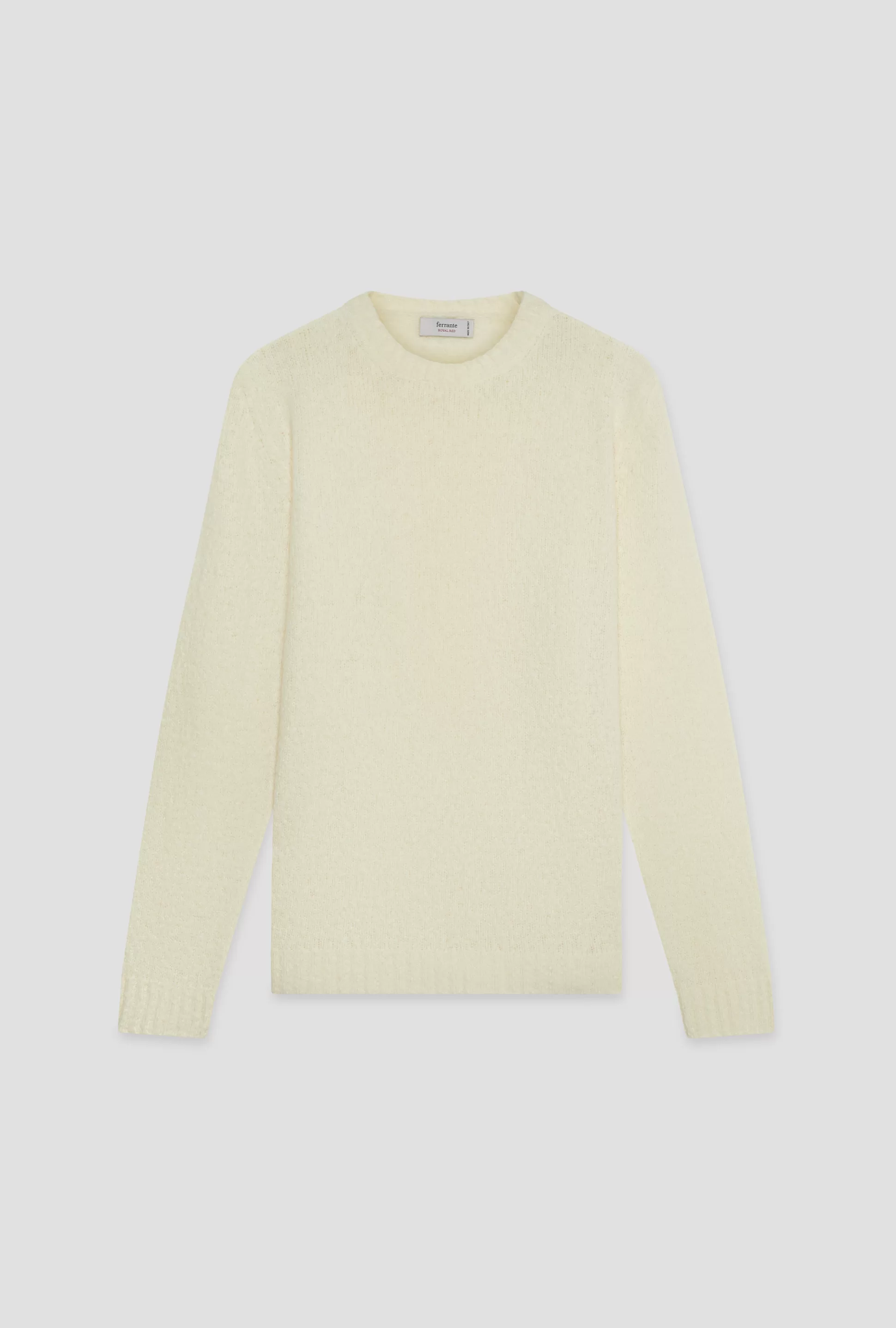 Shop Henry Bucks McKINNON X FERRANTE Malfilè Crewneck OFF WHITE