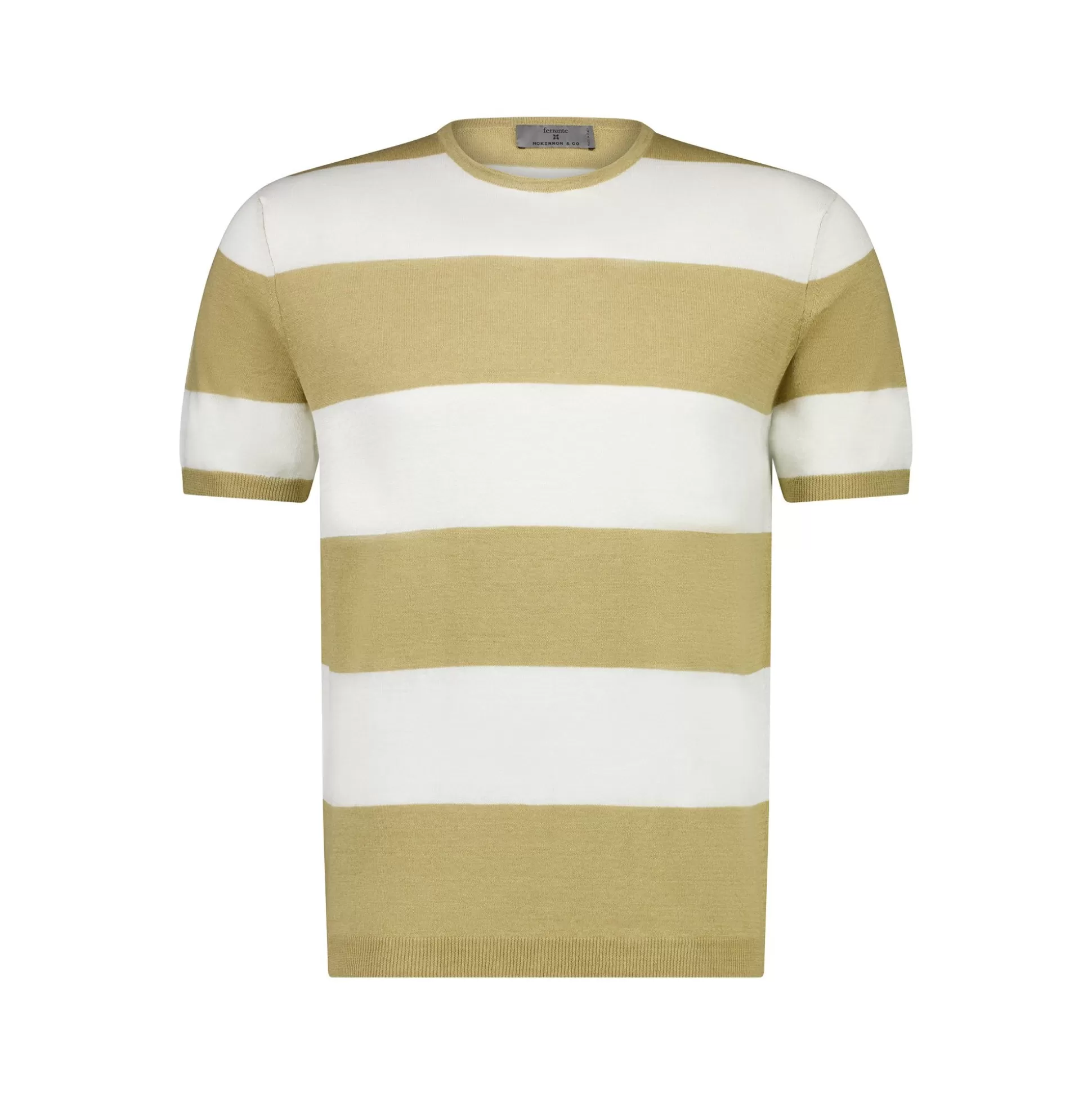 Online Henry Bucks MCKINNON X FERRANTE Short Sleeve T-shirt SAND