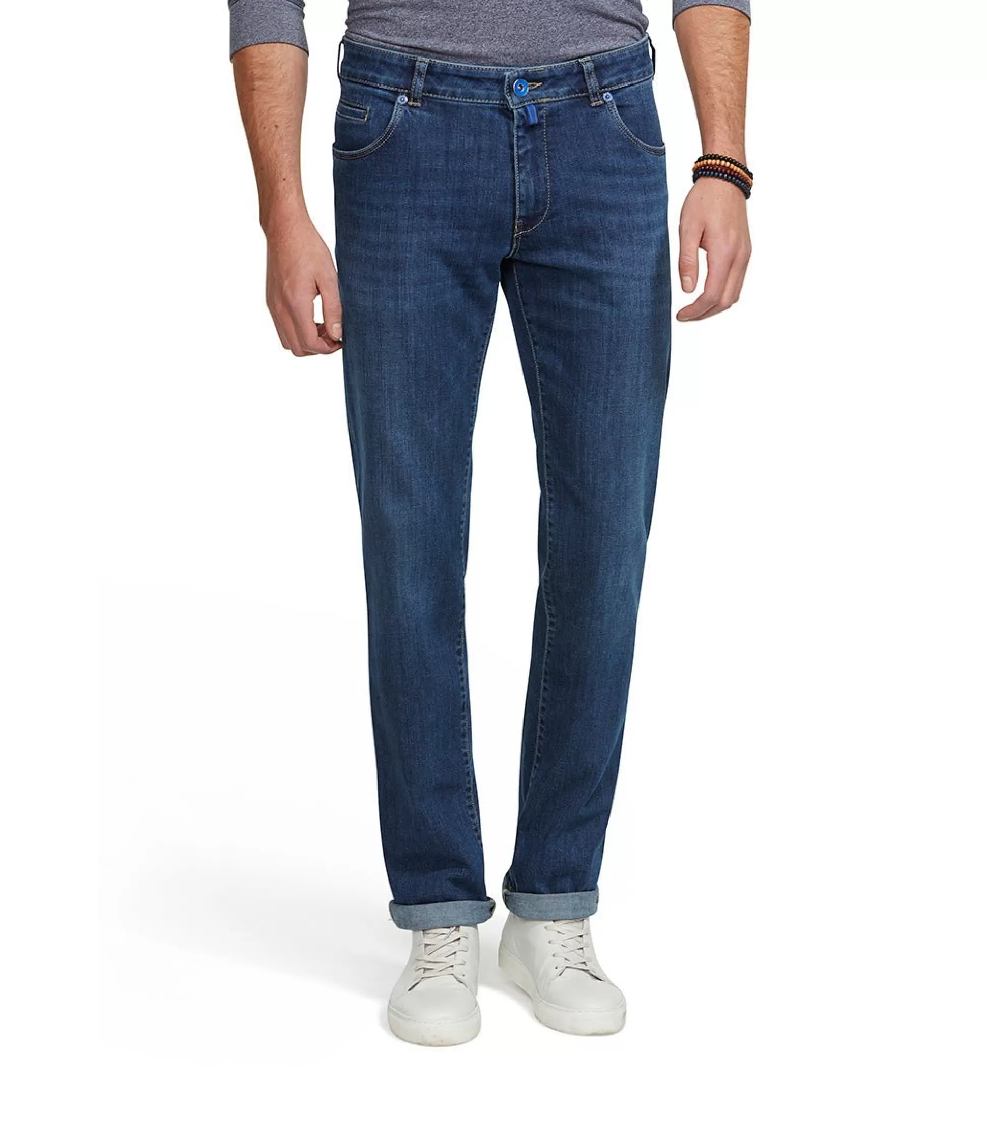 Discount Henry Bucks MEYER HOSEN M5 Stretch Fair Trade Regular Denim Jeans BLUE STONE