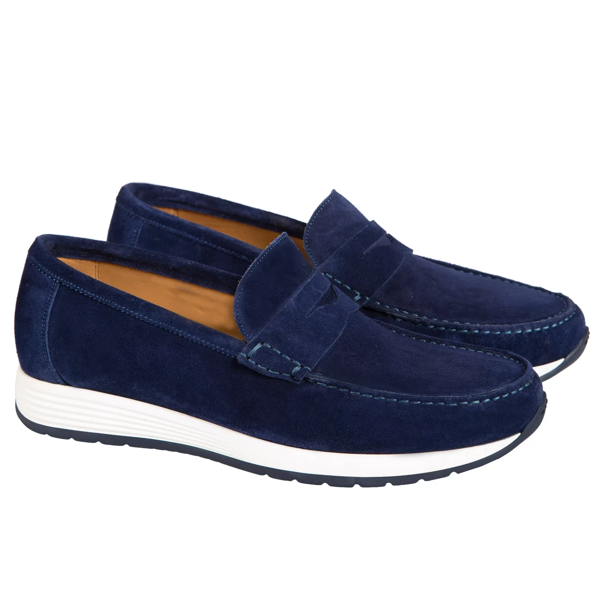 Online Henry Bucks MORESCHI SUEDE LOAFERS AQUA