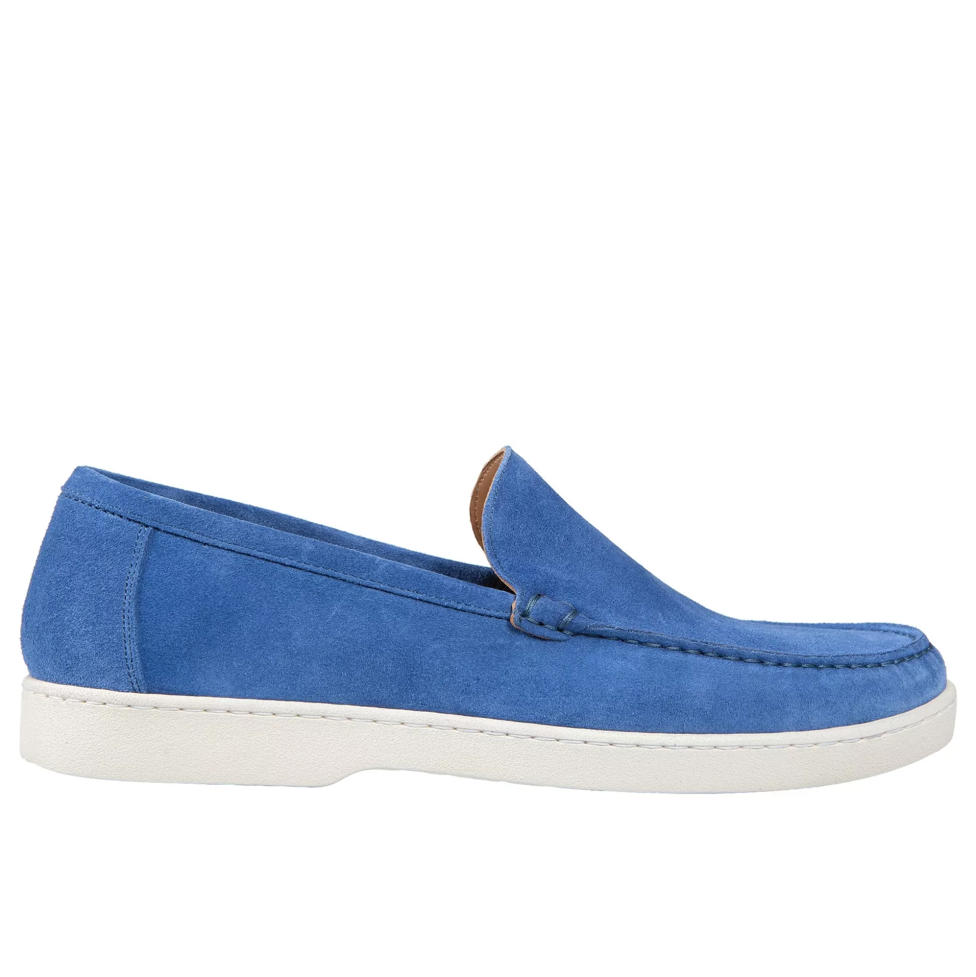 Cheap Henry Bucks MORESCHI SUEDE SIMPLE LOAFERS BLUE