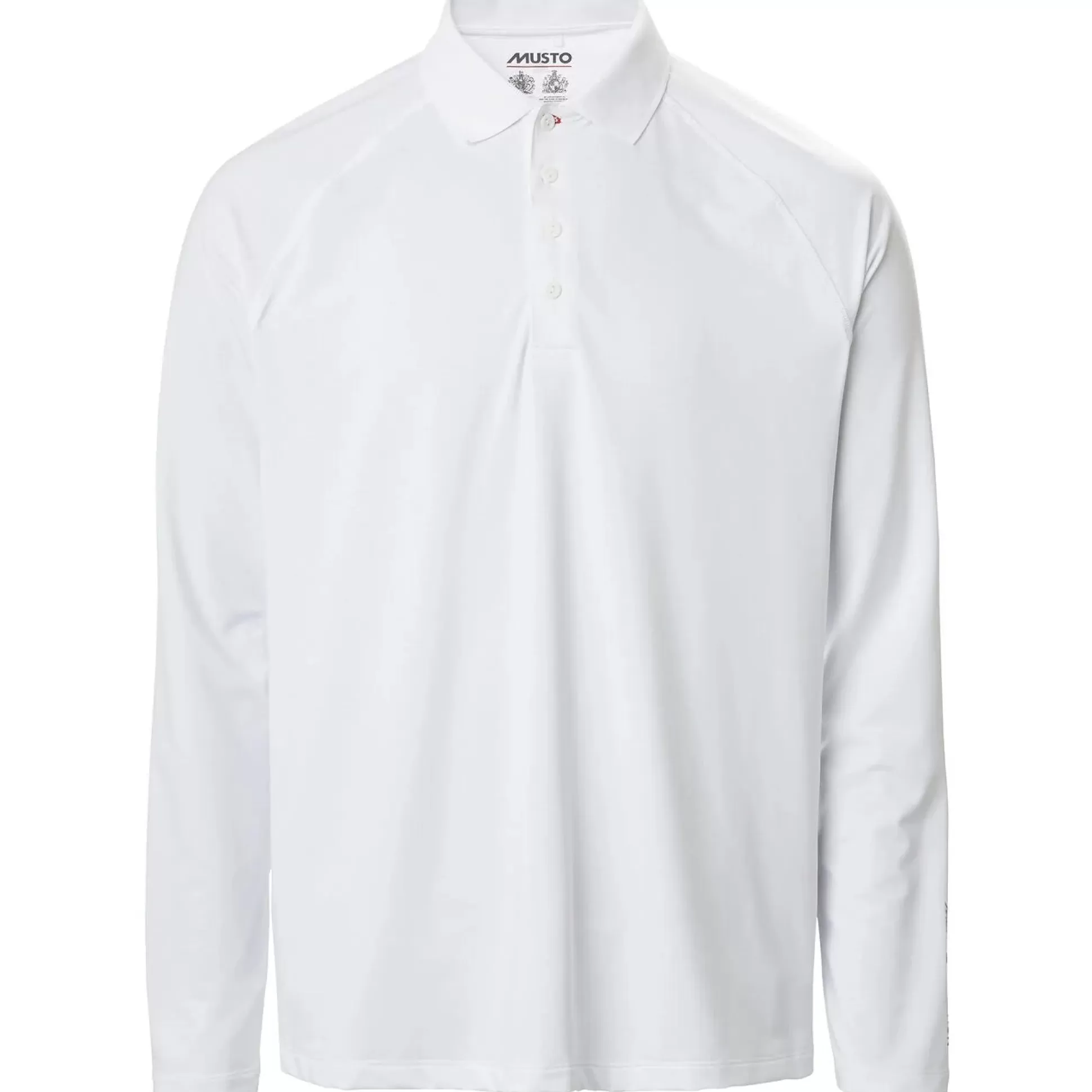 Shop Henry Bucks MUSTO EVO SUNBLOCK LS POLO 2.0 (Online Only*) WHITE