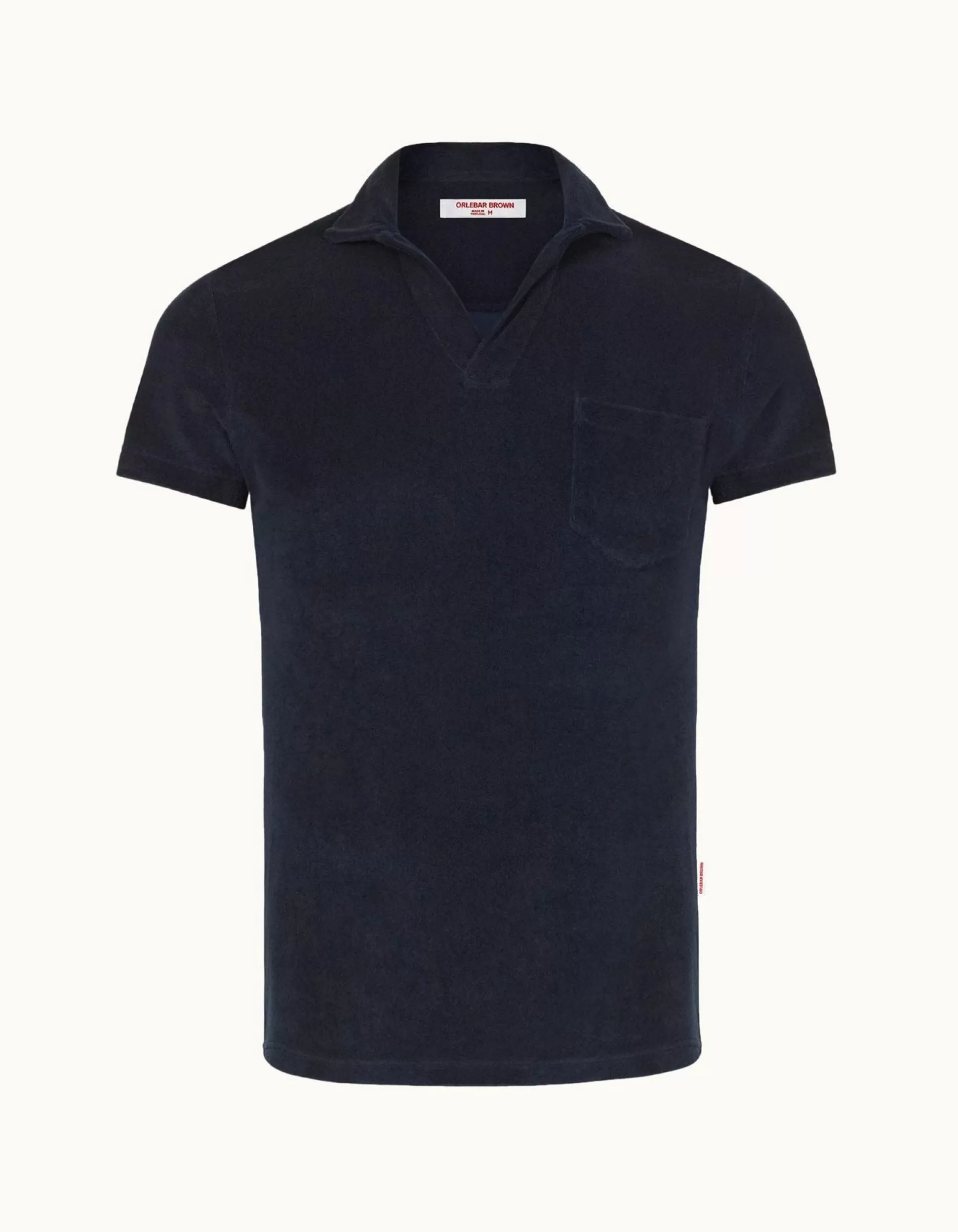 Best Henry Bucks ORLEBAR BROWN Mens Cotton Polo NAVY