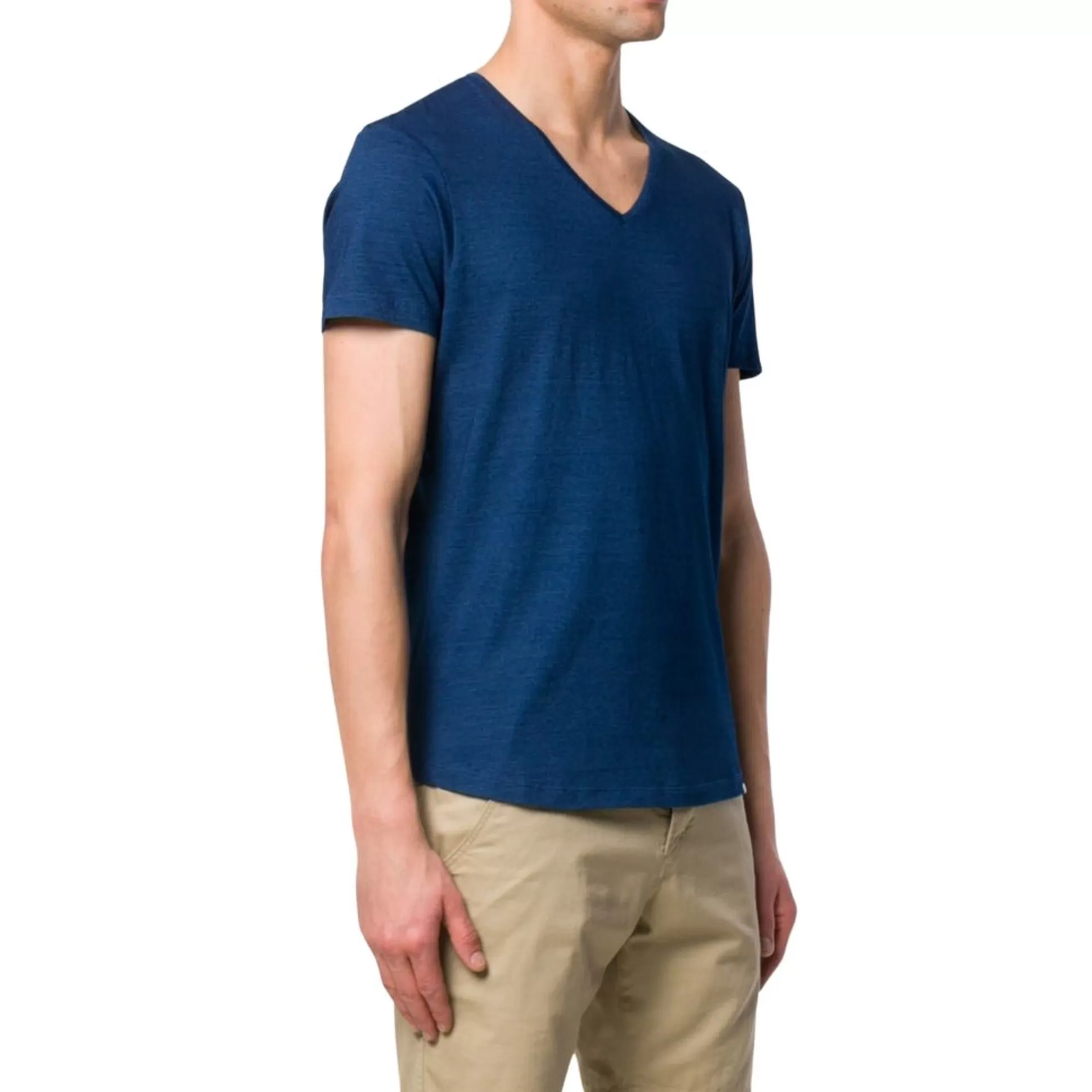 Hot Henry Bucks ORLEBAR BROWN V Neck T-Shirt BLUE