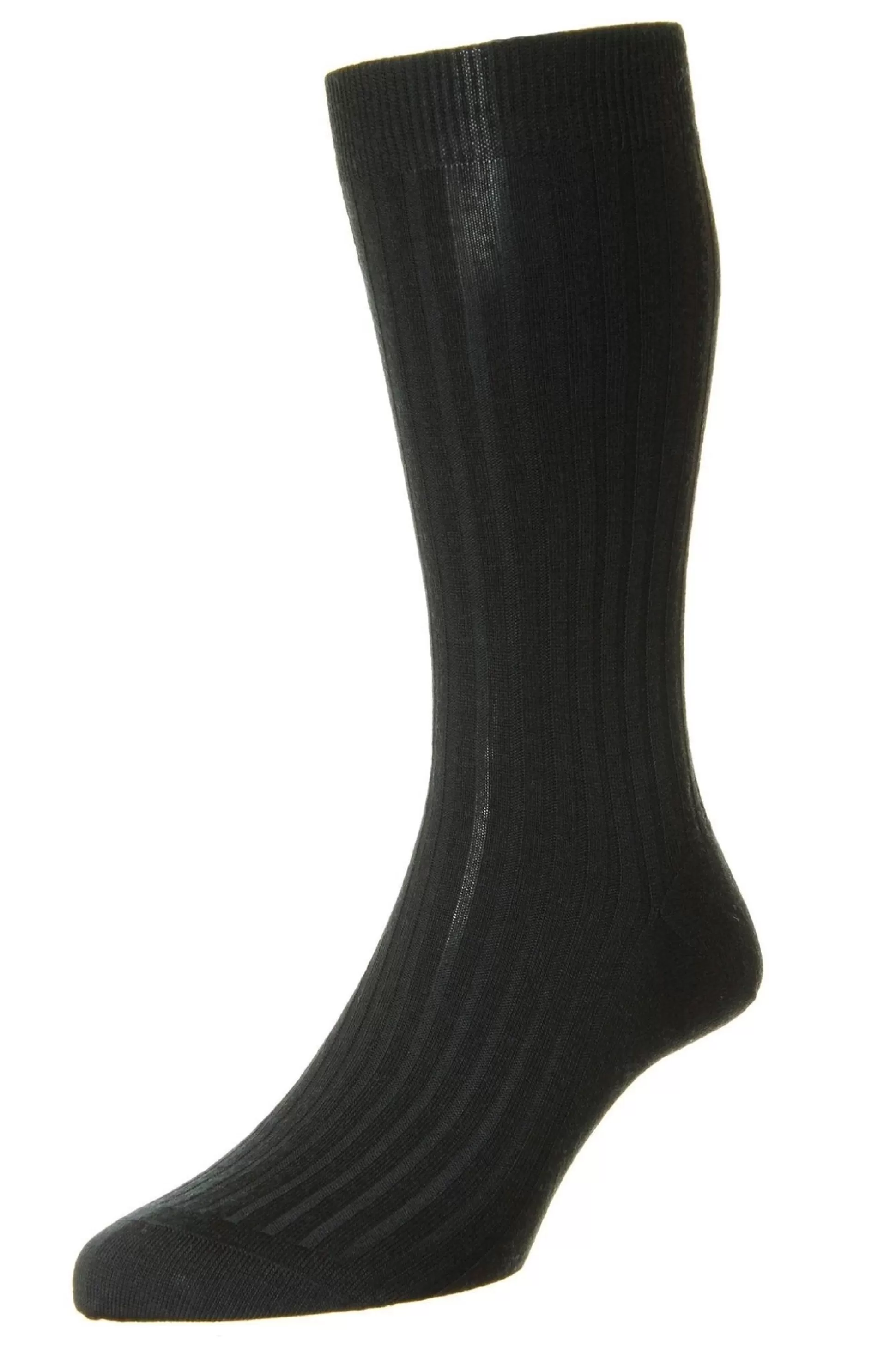 Store Henry Bucks PANTHERELLA Wool Blend Socks BLACK