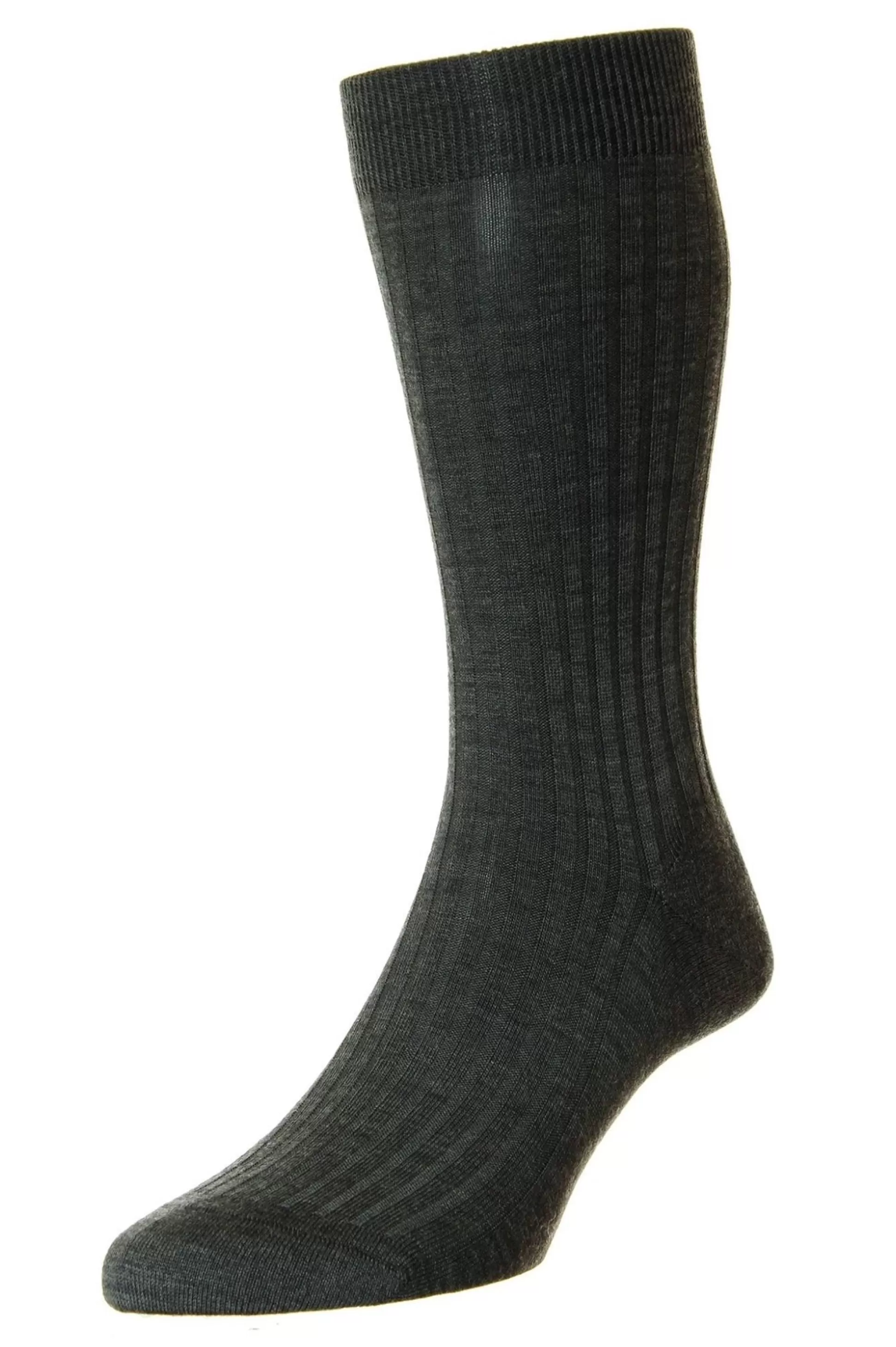 Store Henry Bucks PANTHERELLA Wool Blend Socks BLACK