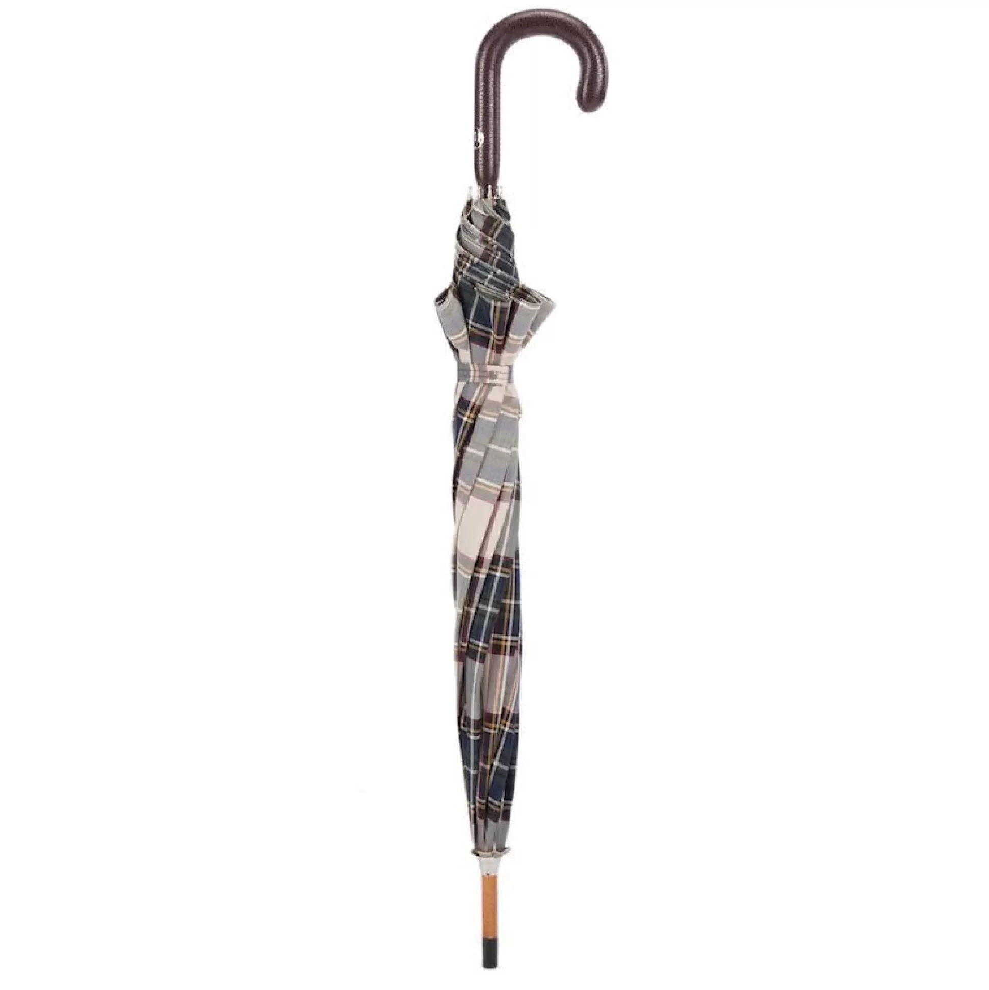 Clearance Henry Bucks PASOTTI Lux Umbrella BROWN TARTAN