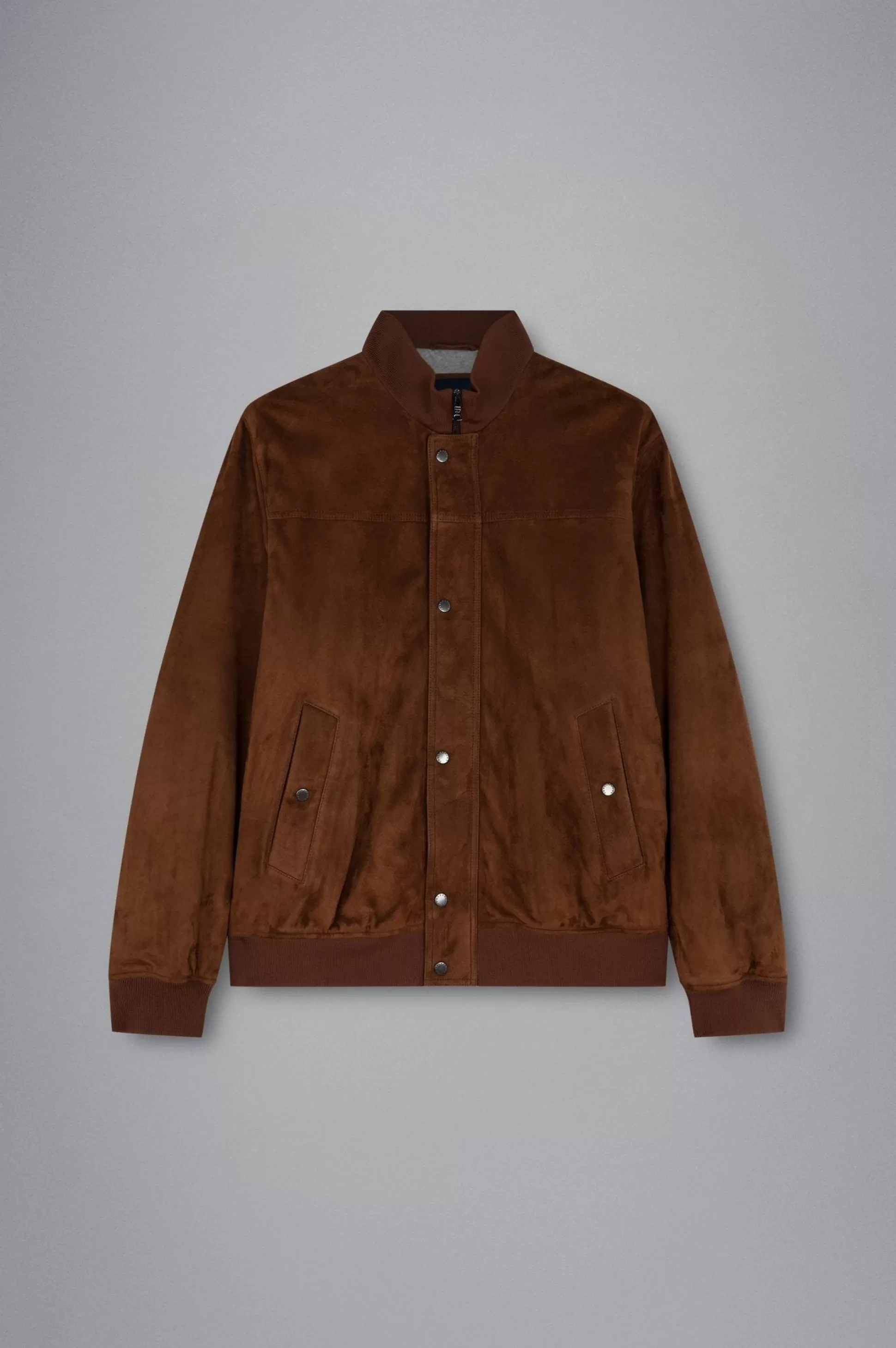 New Henry Bucks PAUL & SHARK Aqua Leather Suede Bomber RUST REG