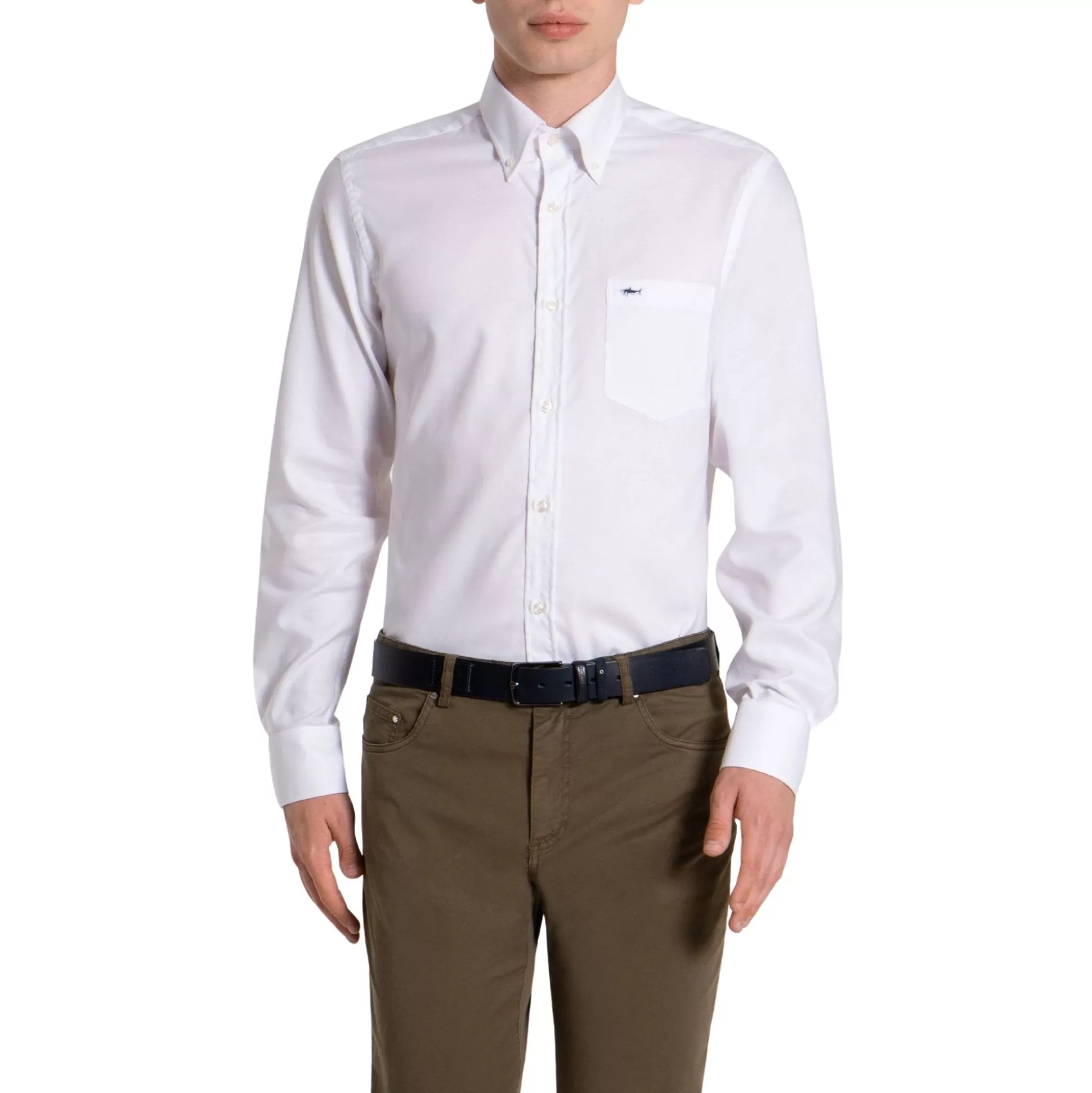 Store Henry Bucks PAUL&SHARK Classic Oxford Shirt WHITE